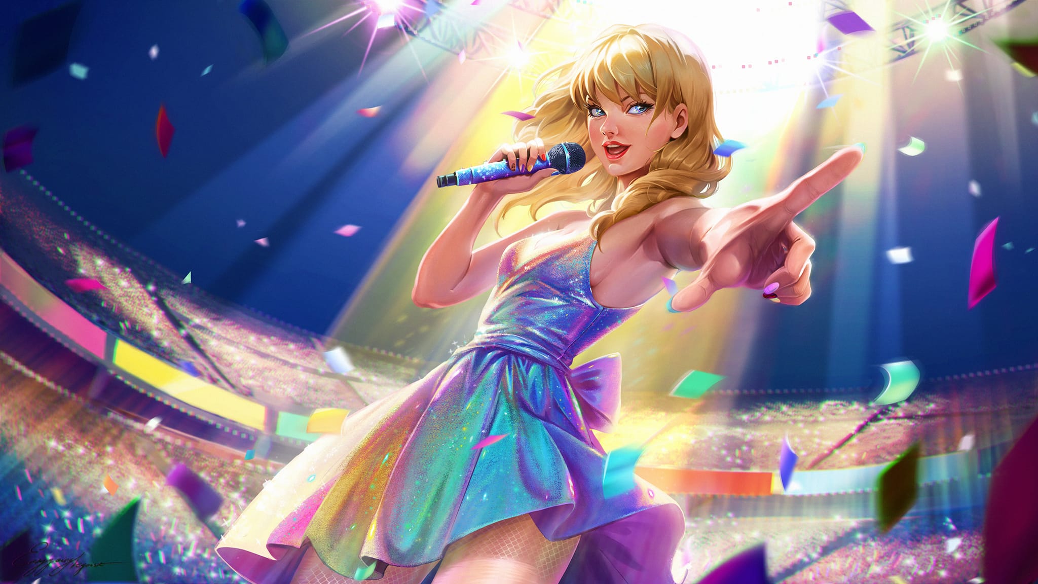 Taylor Swift, The Eras Tour #splashart #fanart