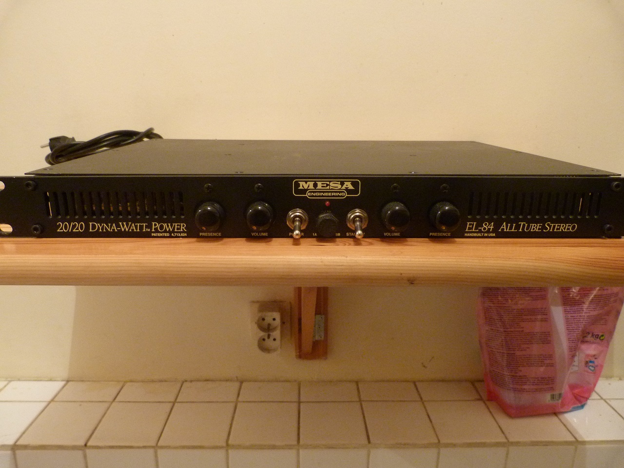 Can a Mesa Boogie 20/20 Dyna Watt be bridged?