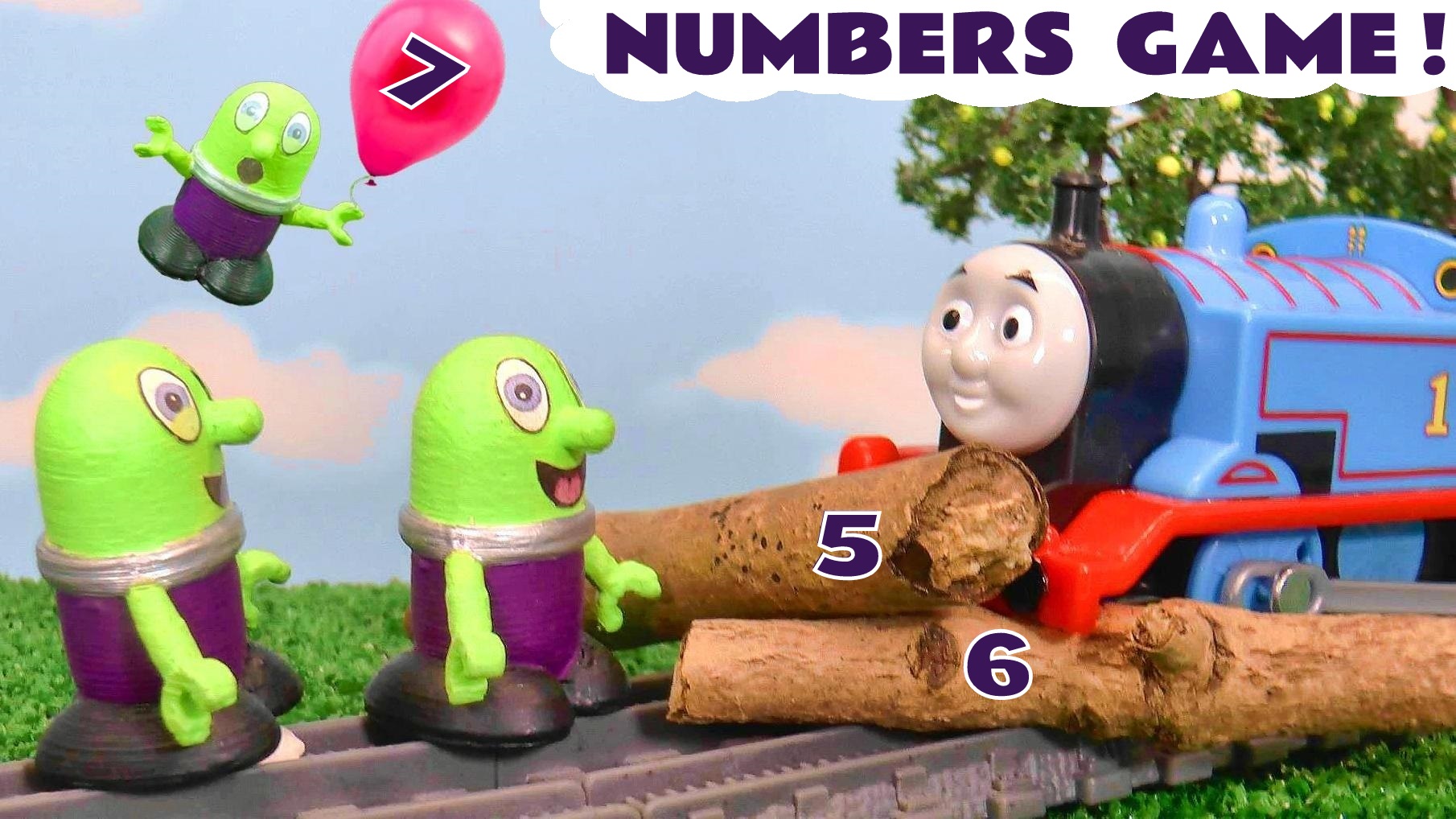 Funlings - NEW video - The Funlings play a numbers game with Thomas ...