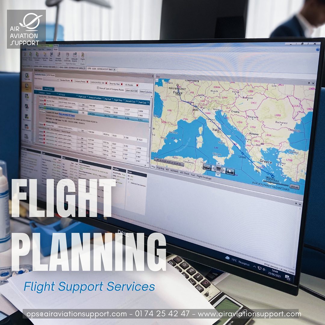 Our certified #flightdispatcher... - Air Aviation Support