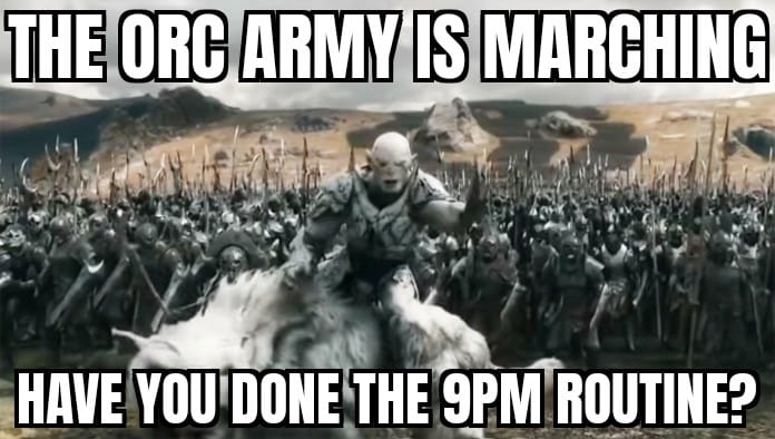 The Orc army will soon be... - Lincolnwood Police Department