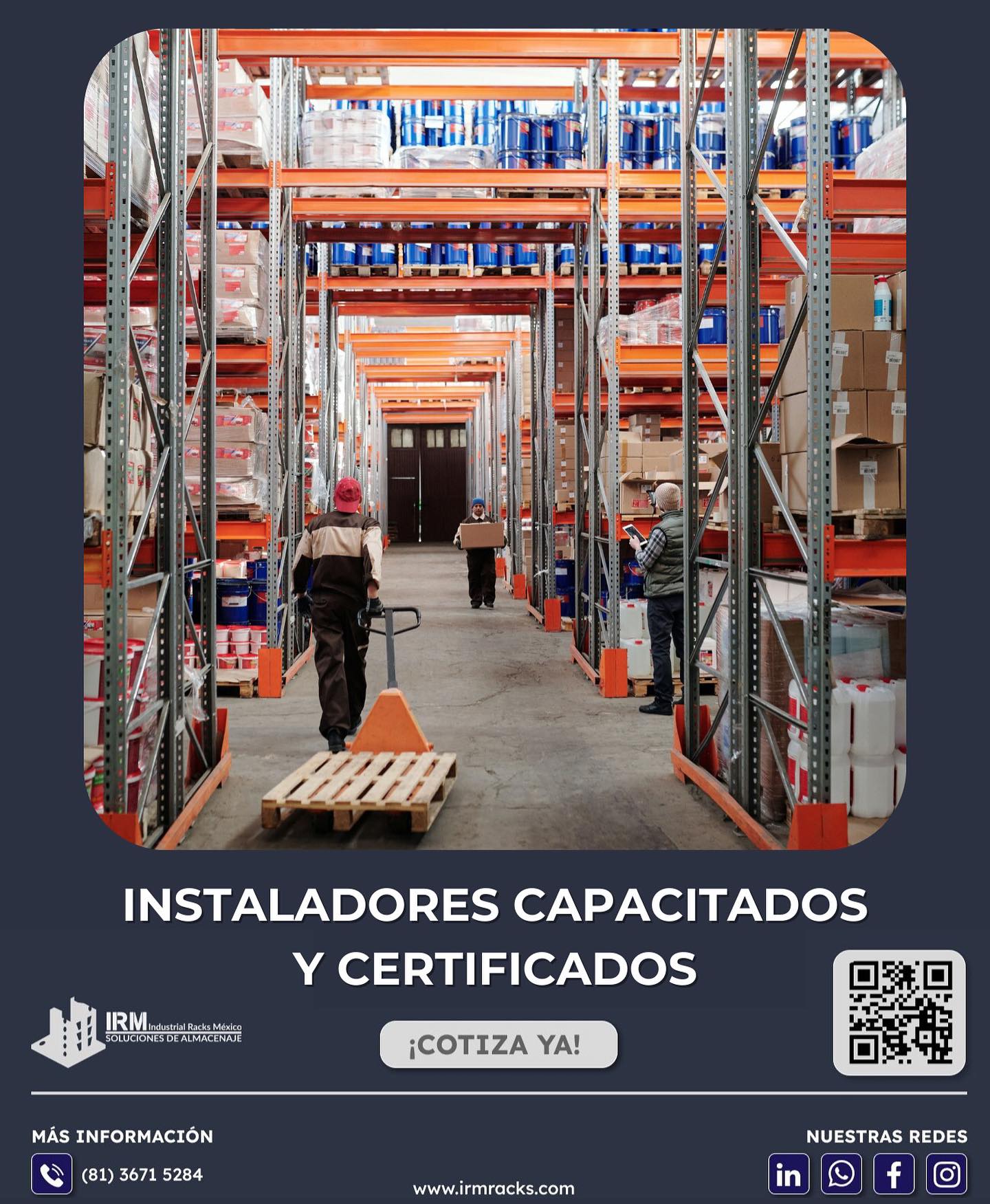IRM racks - En IRM contamos con un equipo de expertos...