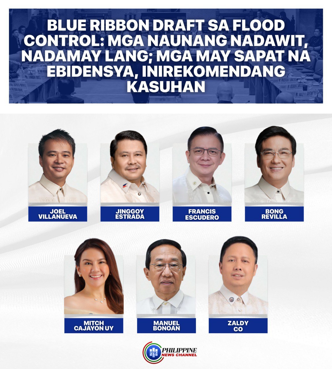 Philippine - BLUE RIBBON DRAFT SA FLOOD CONTROL: MGA NAUNANG NADAWIT ...