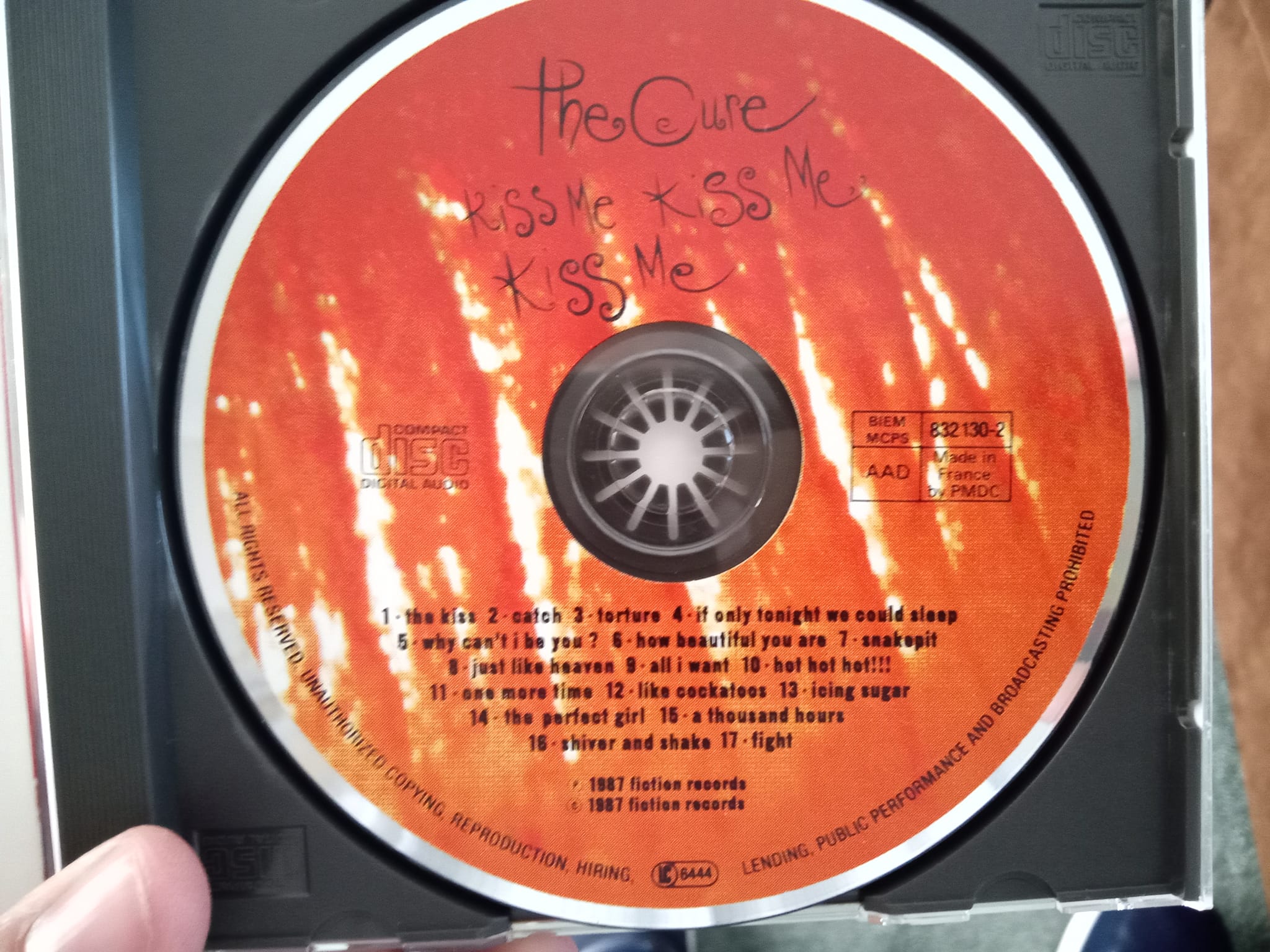 The Cure - The Kissing Tour 1987 Italy