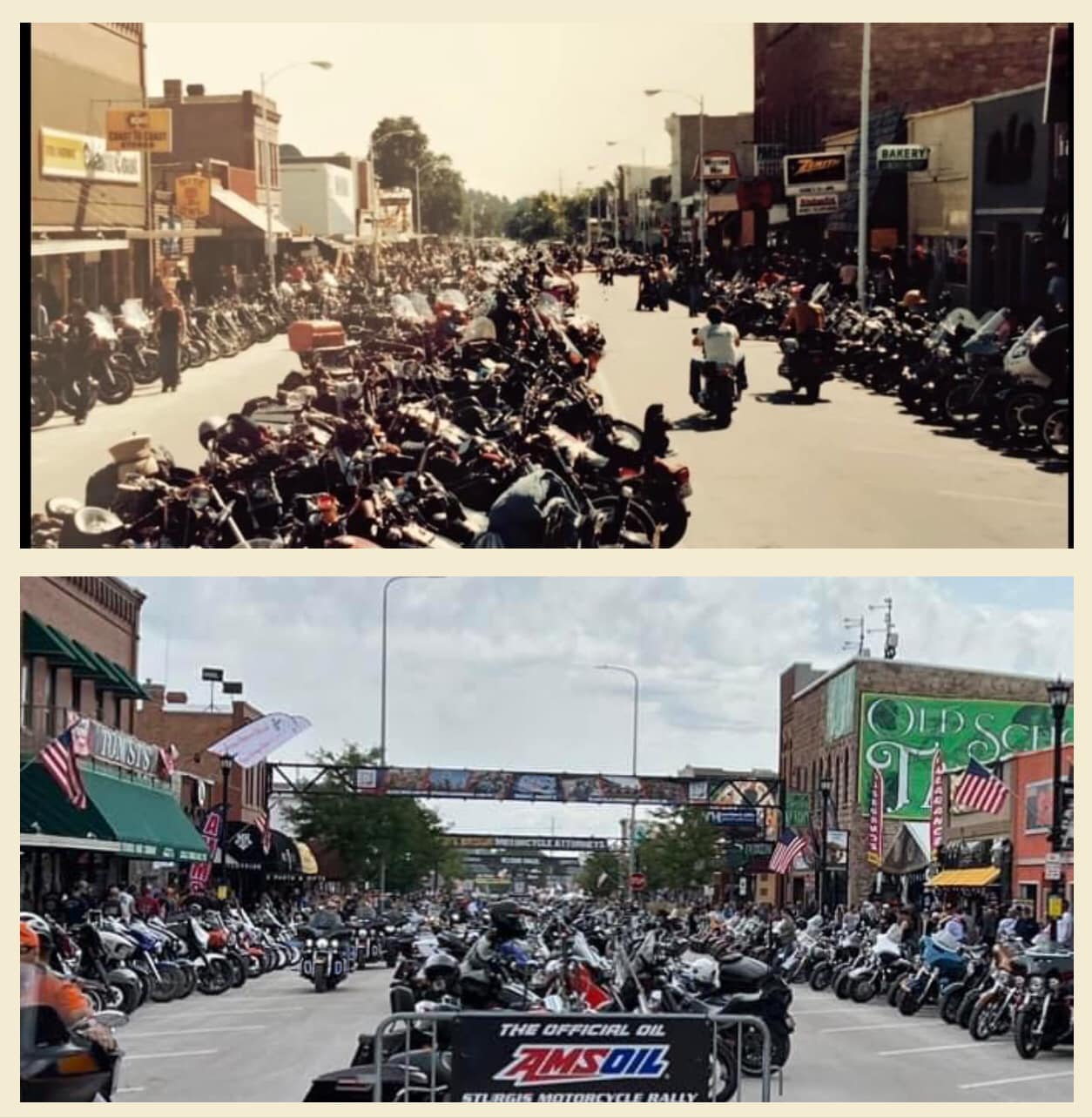 TBT Legendary Downtown Sturgis 1996. #SturgisRally