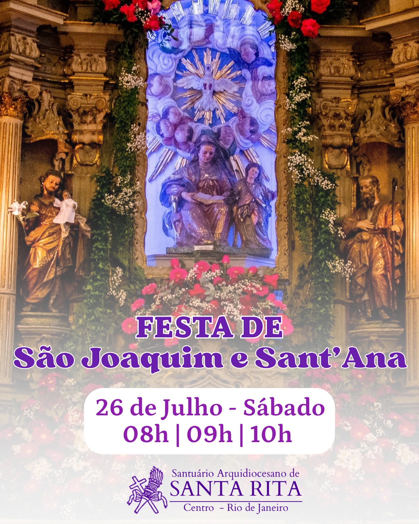 Santuário Arquidiocesano de Santa Rita | Rio de Janeiro RJ