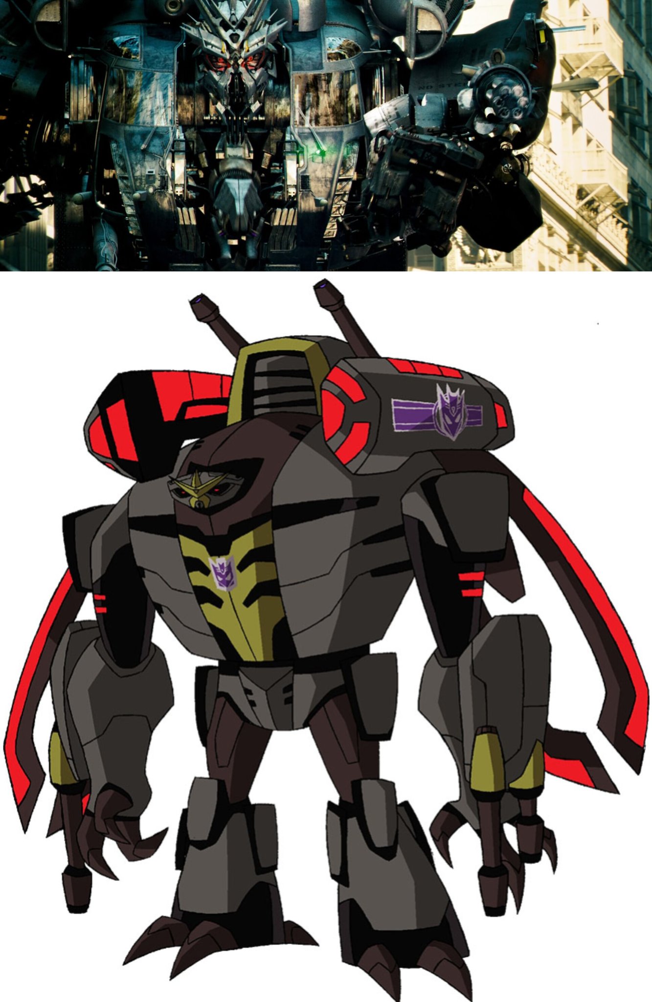 Thanks to Bayverse, we have Blackout design in Transformers 