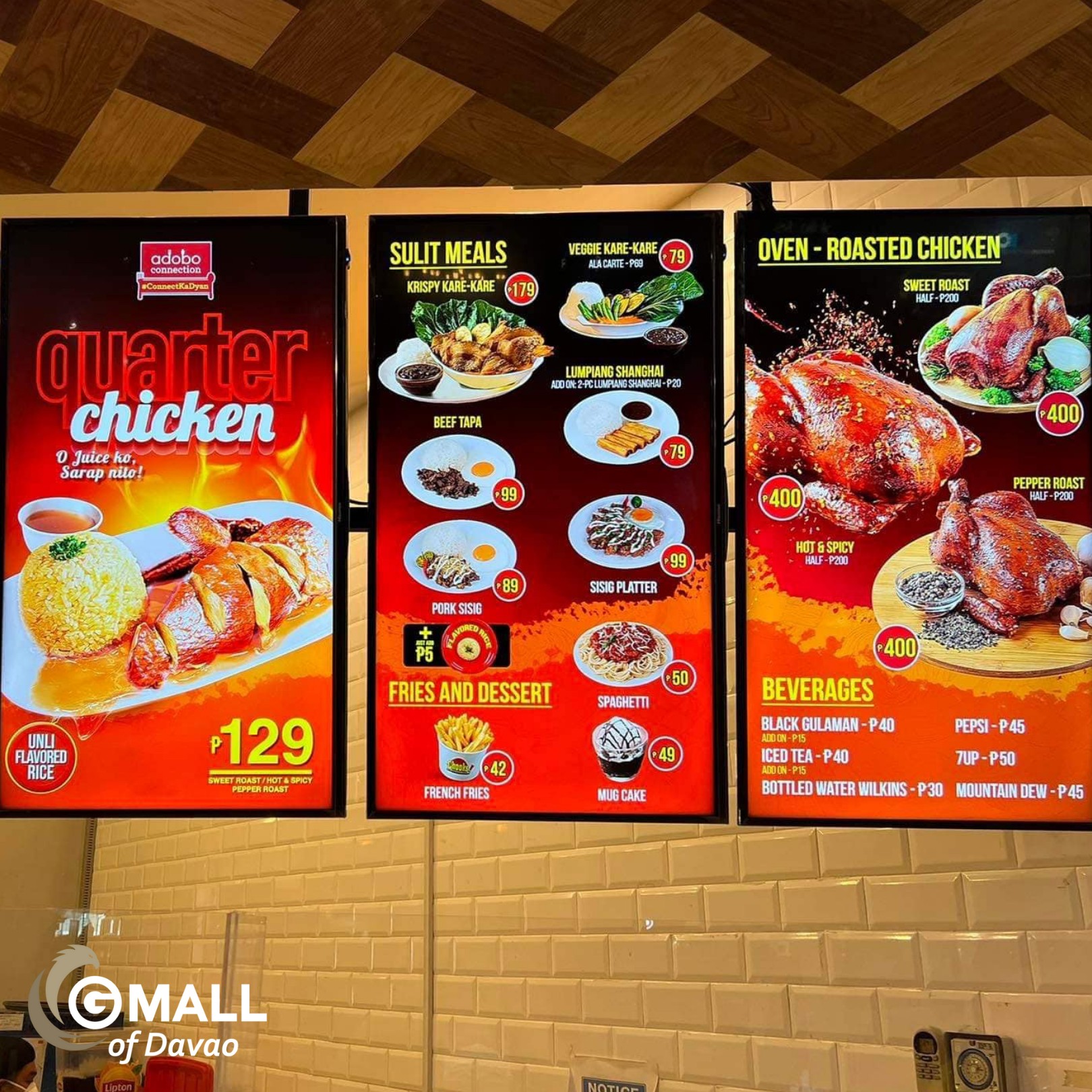 The NEW Chooks menu at Adobo... - Gaisano Mall of Davao | Facebook