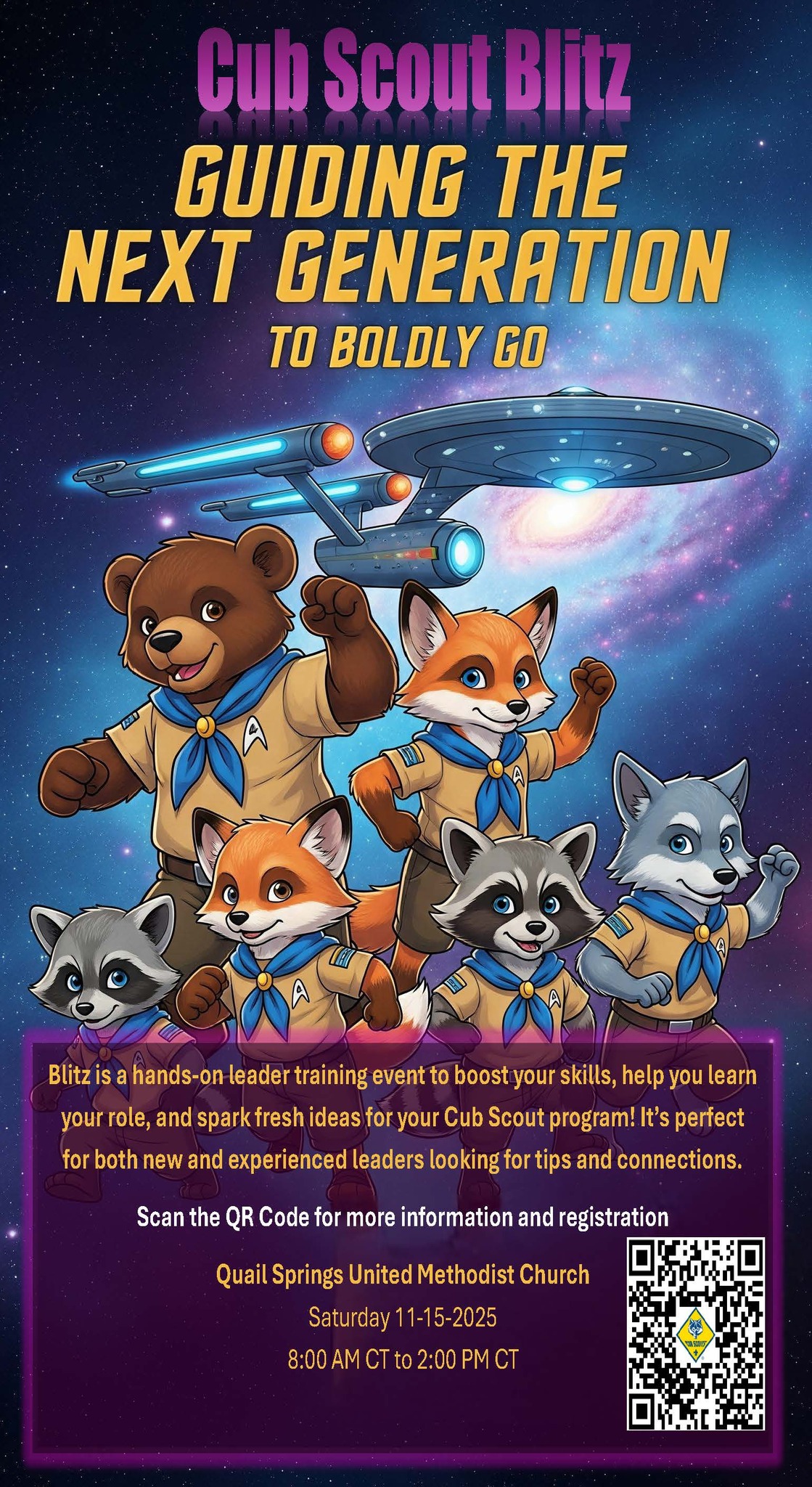 Black - 🟡 Get Ready to Lead the Pack – It’s Cub Scout Blitz! 🐾 Calling ...