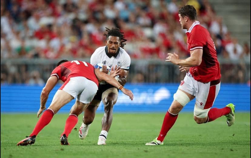 Fiji beats Wales in 2007 Rugby World Cup