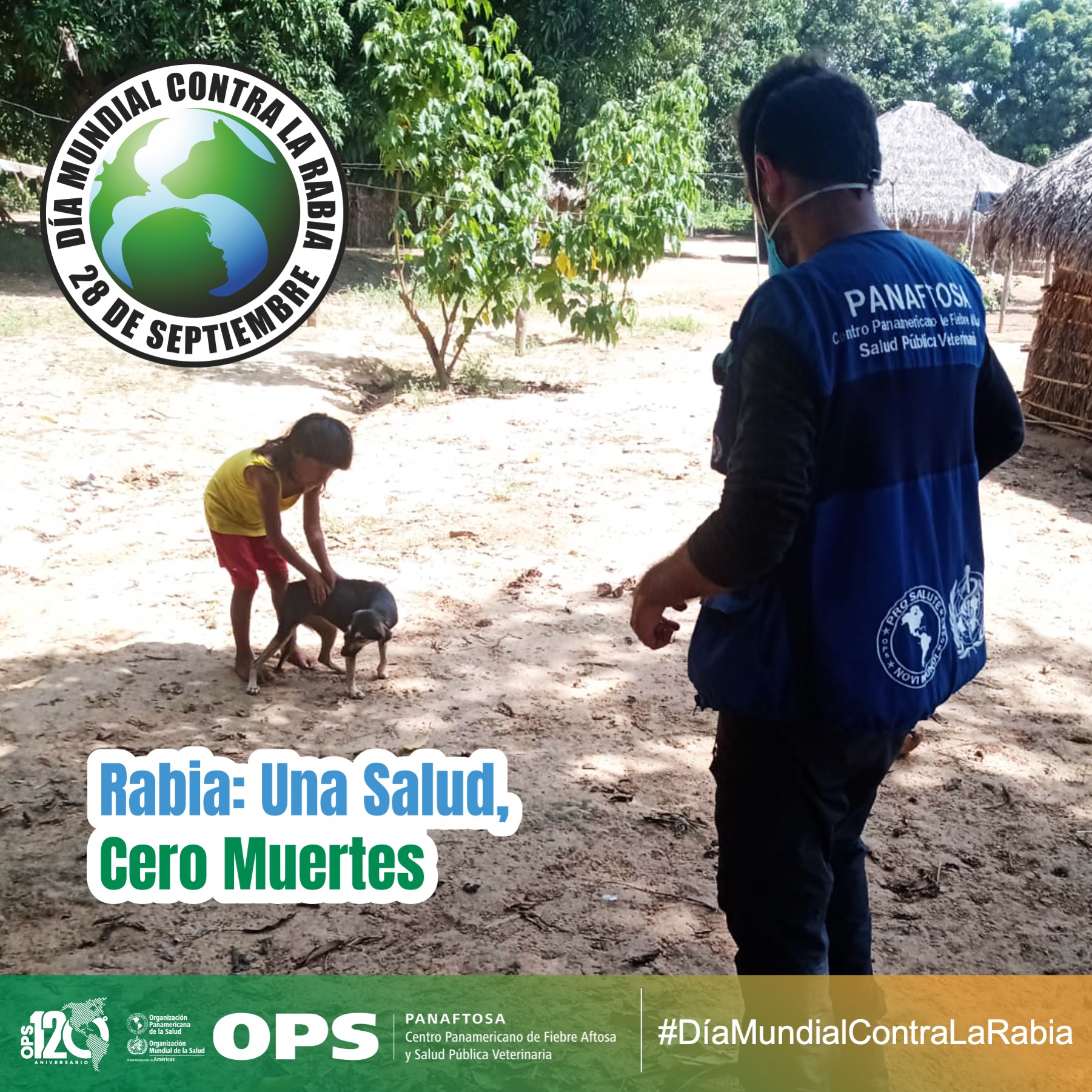 OPS OMS Panama - La #rabia es una enfermedad mortal, pero...