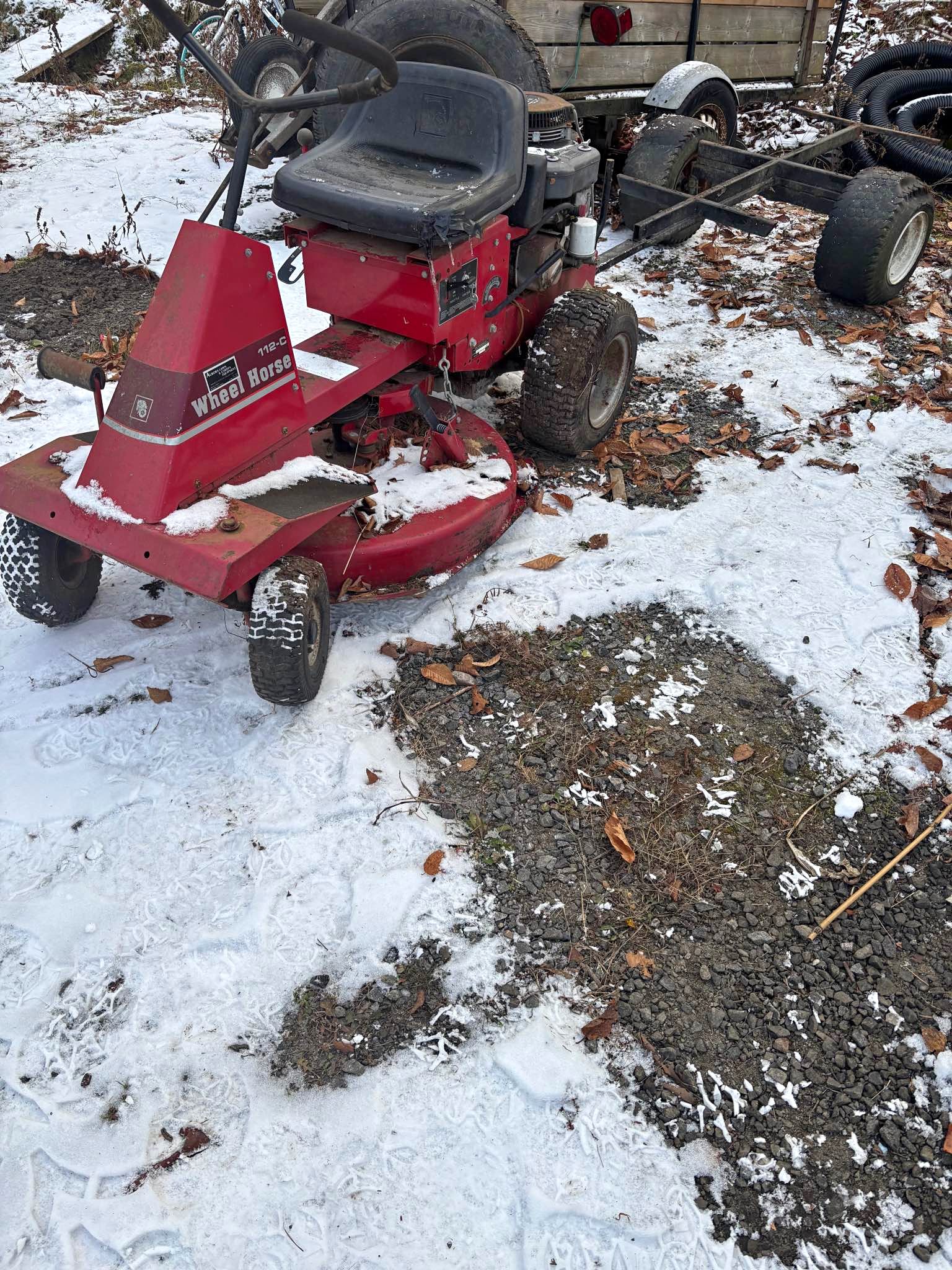 Wheelhorse lawn mower and trainer frame - Lawn Mowers - Huntsville ...