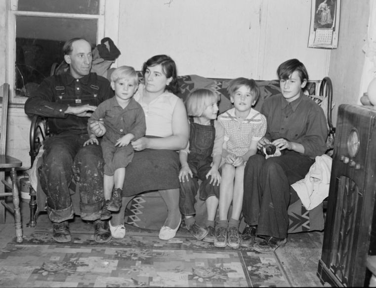Daily - 1937... Family of James Strunk, farmer. Works for WPA (Works ...