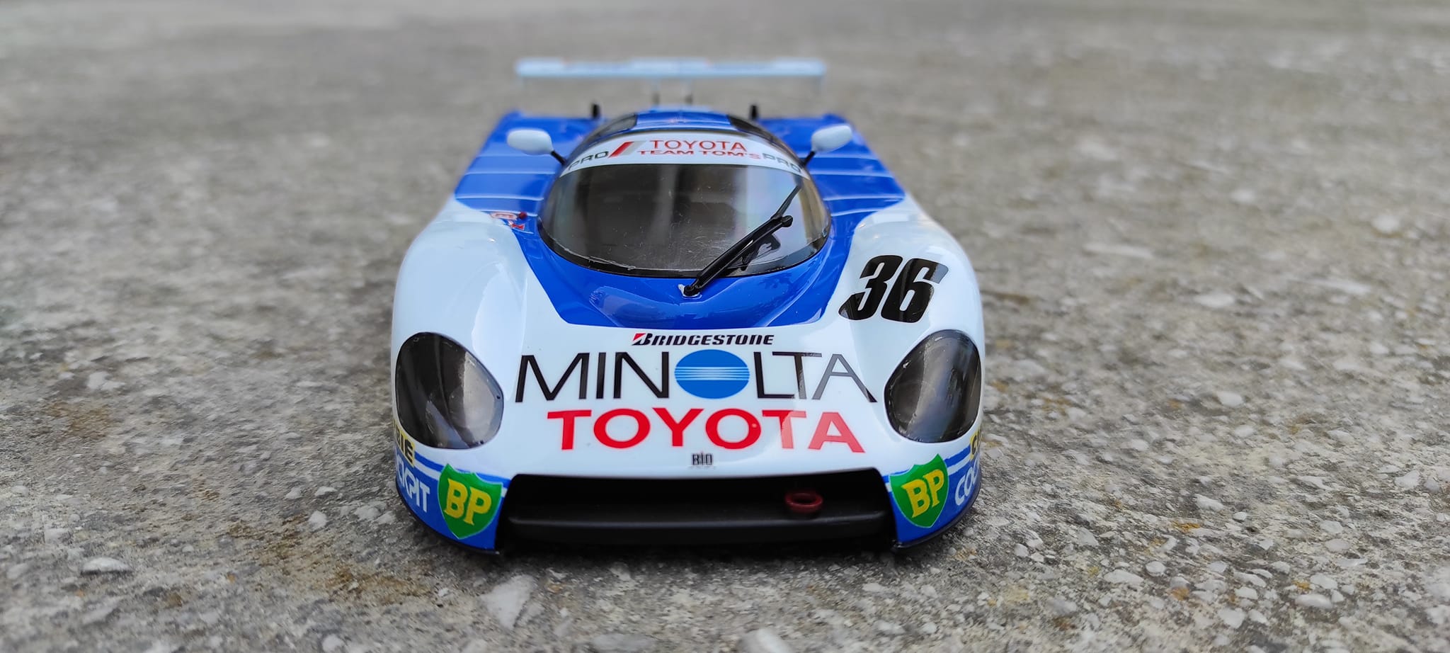 MINOLTA TOYOTA 88C 1988 Le Mans ミニカー Minolta Toyota 88C (Le