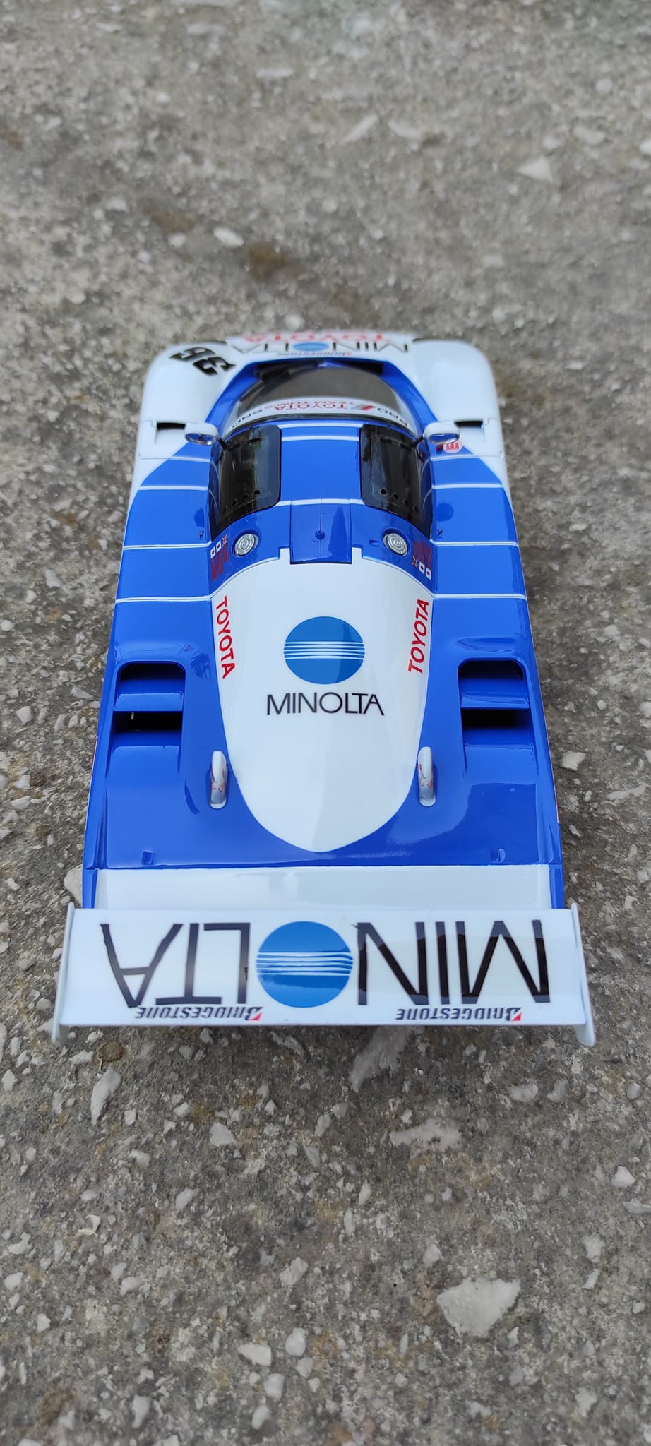Here is my Minolta Toyota 88c from Hasegawa's kit. This is my