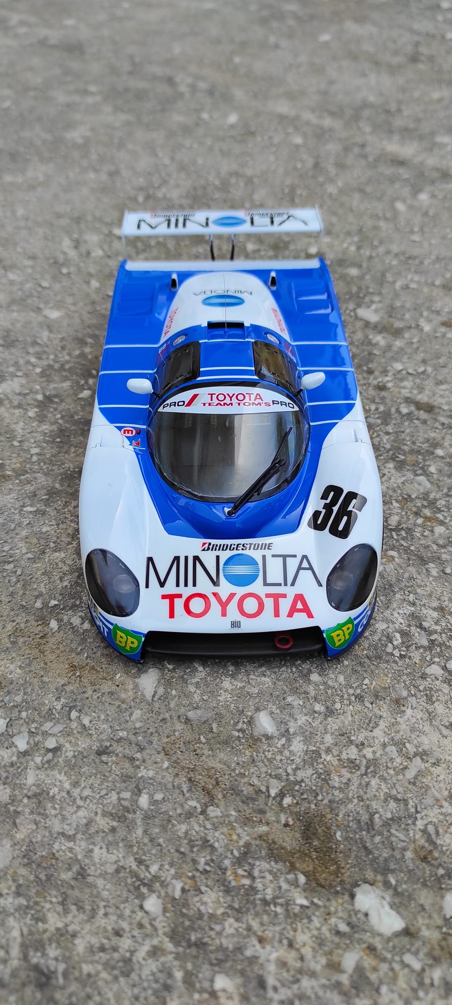 Here is my Minolta Toyota 88c from Hasegawa's kit. This is my