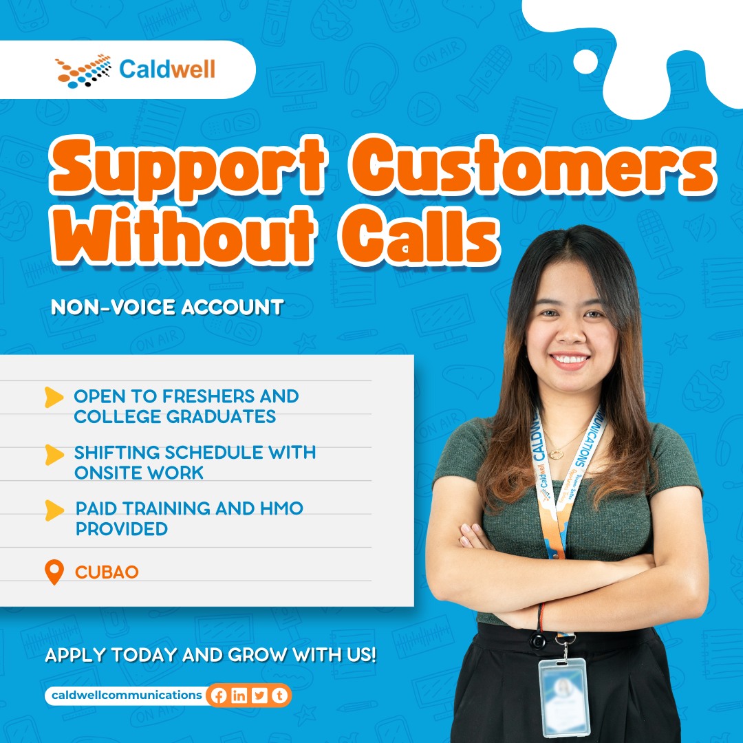 Support customers without calls.... - Caldwell Communications | Facebook