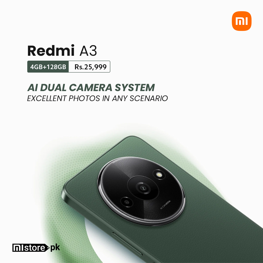 The Xiaomi Mi A3 has three cameras - a 48MP regular, an 8MP