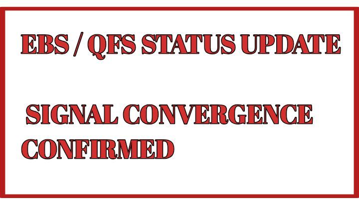 •EBS / QFS STATUS UPDATE — SIGNAL... - Flory M. Aguilar | Facebook