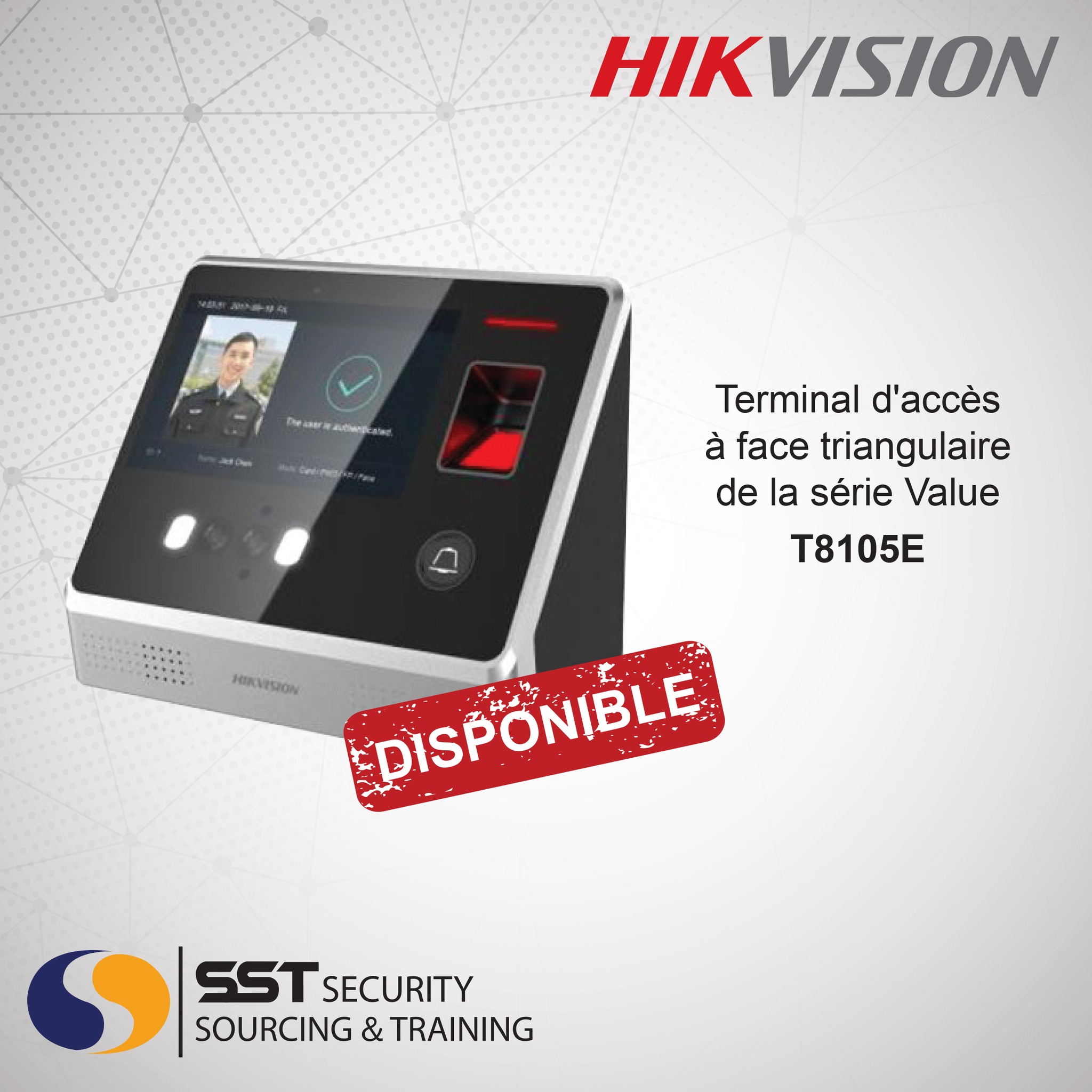 Série DS-K1T8105... - SST Security Sourcing & Training | Facebook