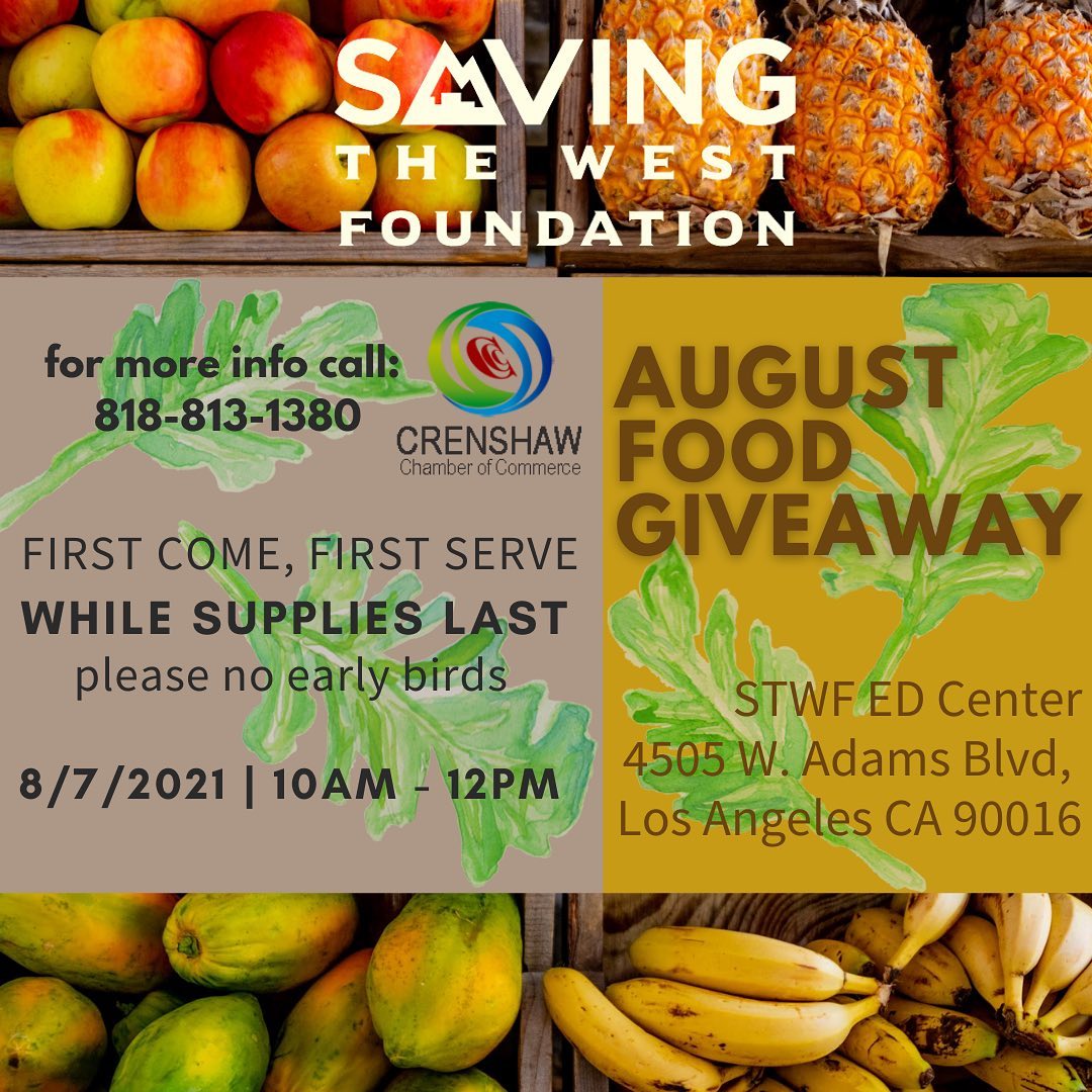 Saving The West Foundation - Our Next Food Giveaway is TOMORROW🤩🥦🙌💛 ...