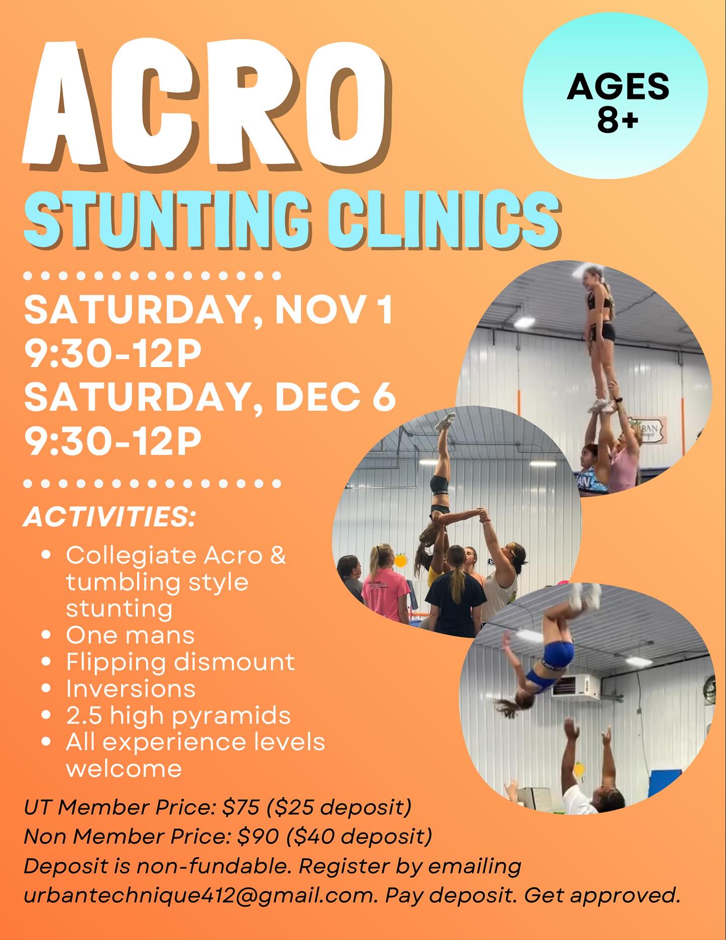 Urban - Stunting clinics are here! Members and non-members are welcome ...