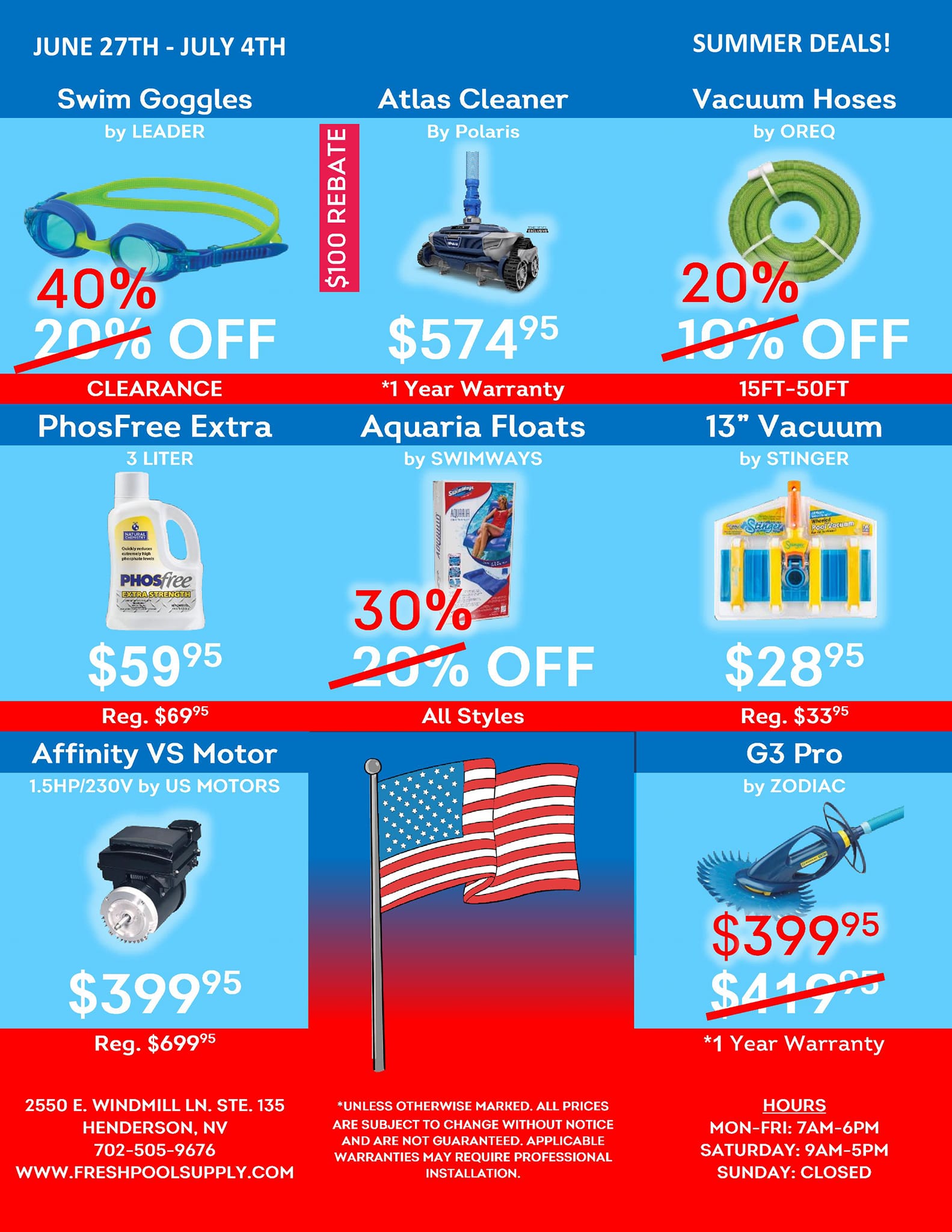 Fresh Pool Supply | Las Vegas NV