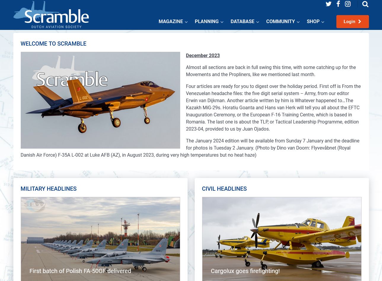 Scramble Aviation Day | Facebook