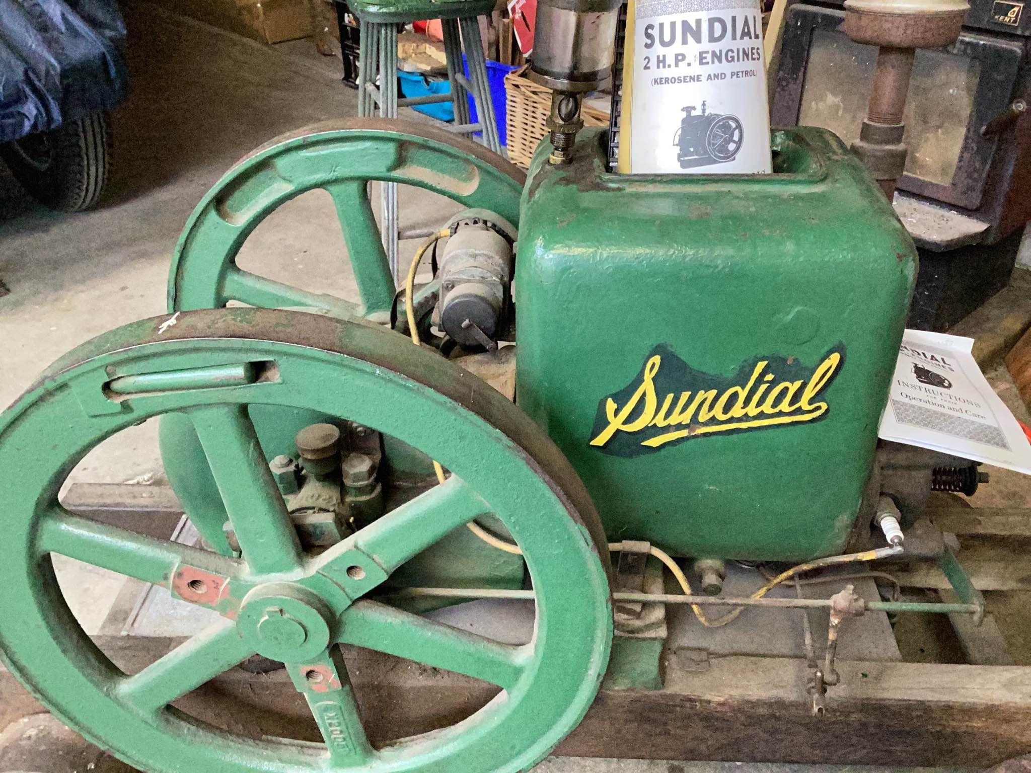 SUNDIAL 2HP Engine No 7973 Type B - Car Engines & Engine Parts - Hobart ...