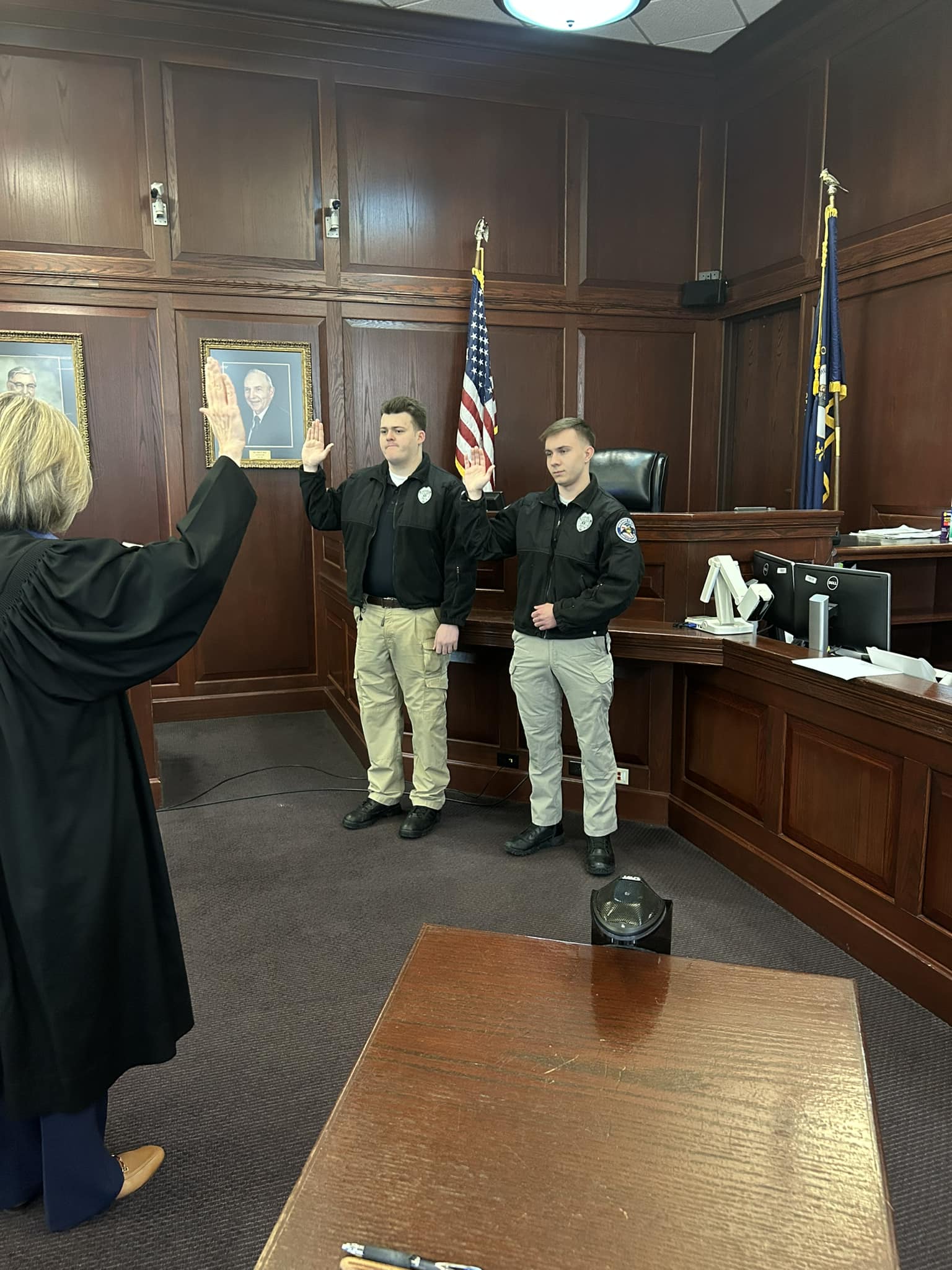 Our two newest officers were... - Hazard Police Department