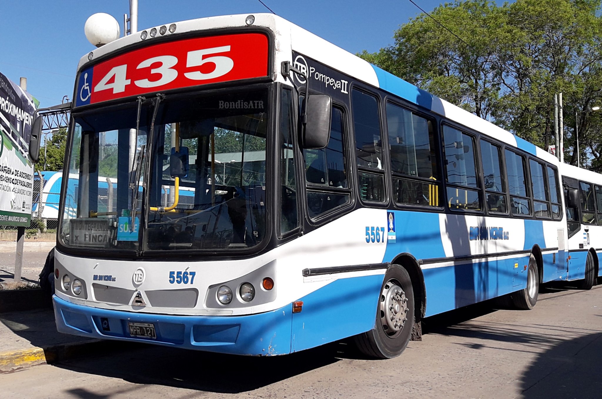 Bondis A Todo Ritmo - Línea 435 Interno 5567 Todo Bus Pompeya 2 Agrale ...
