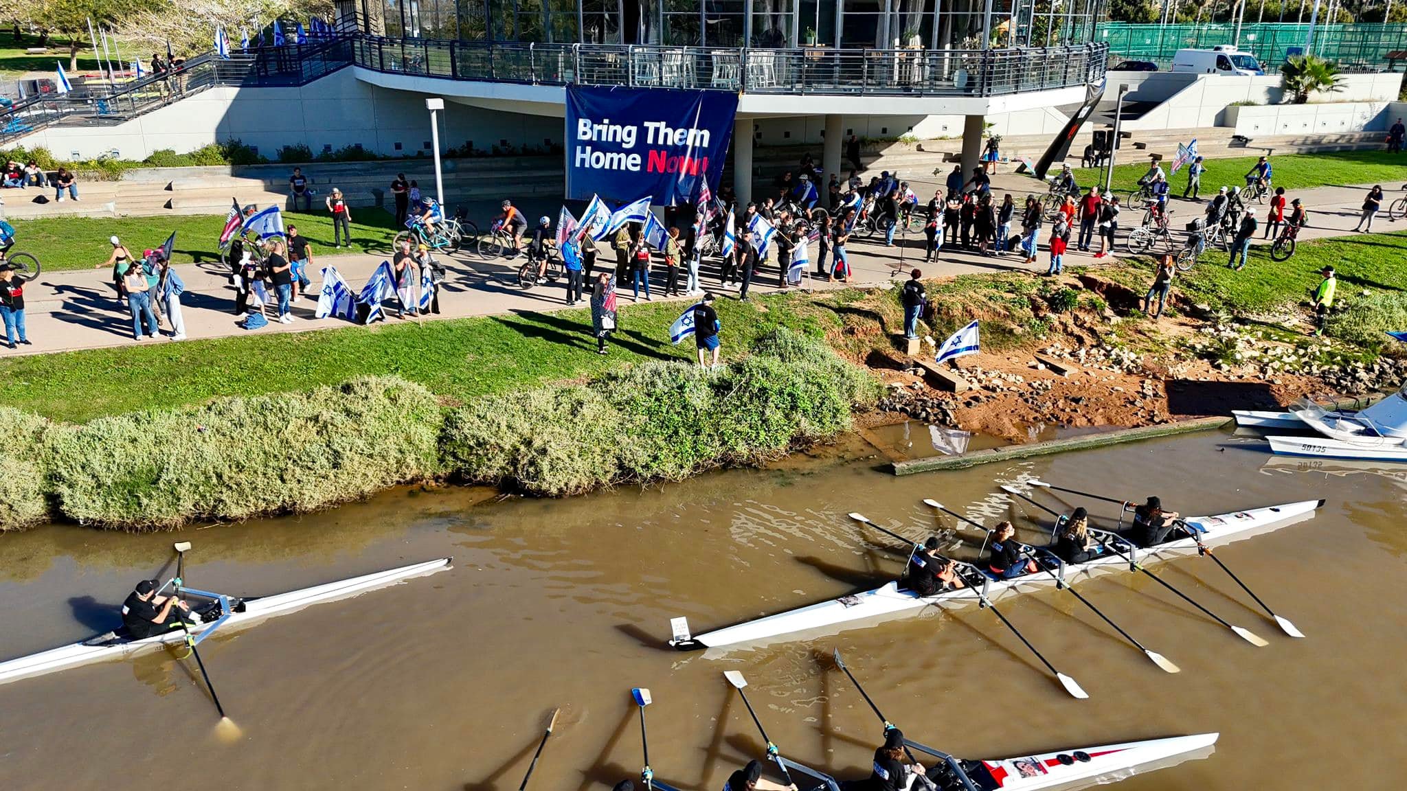 היום התקיים משט... - מרכז דניאל לחתירה - Daniel Rowing Centre