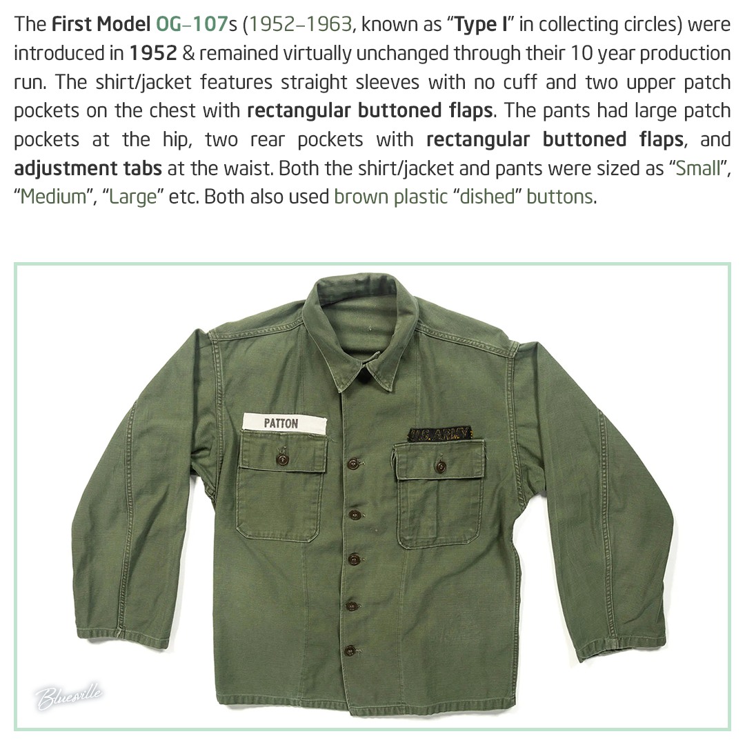Bluesville.1979 - THE “OG-107” UTILITY/FATIGUE UNIFORMS... | Facebook