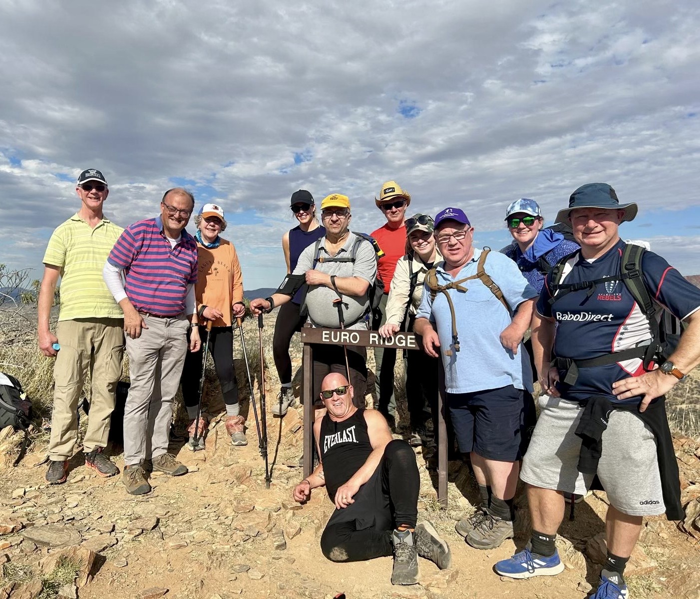 Big - First climb done, reached the Euro Ridge and most of you still ...