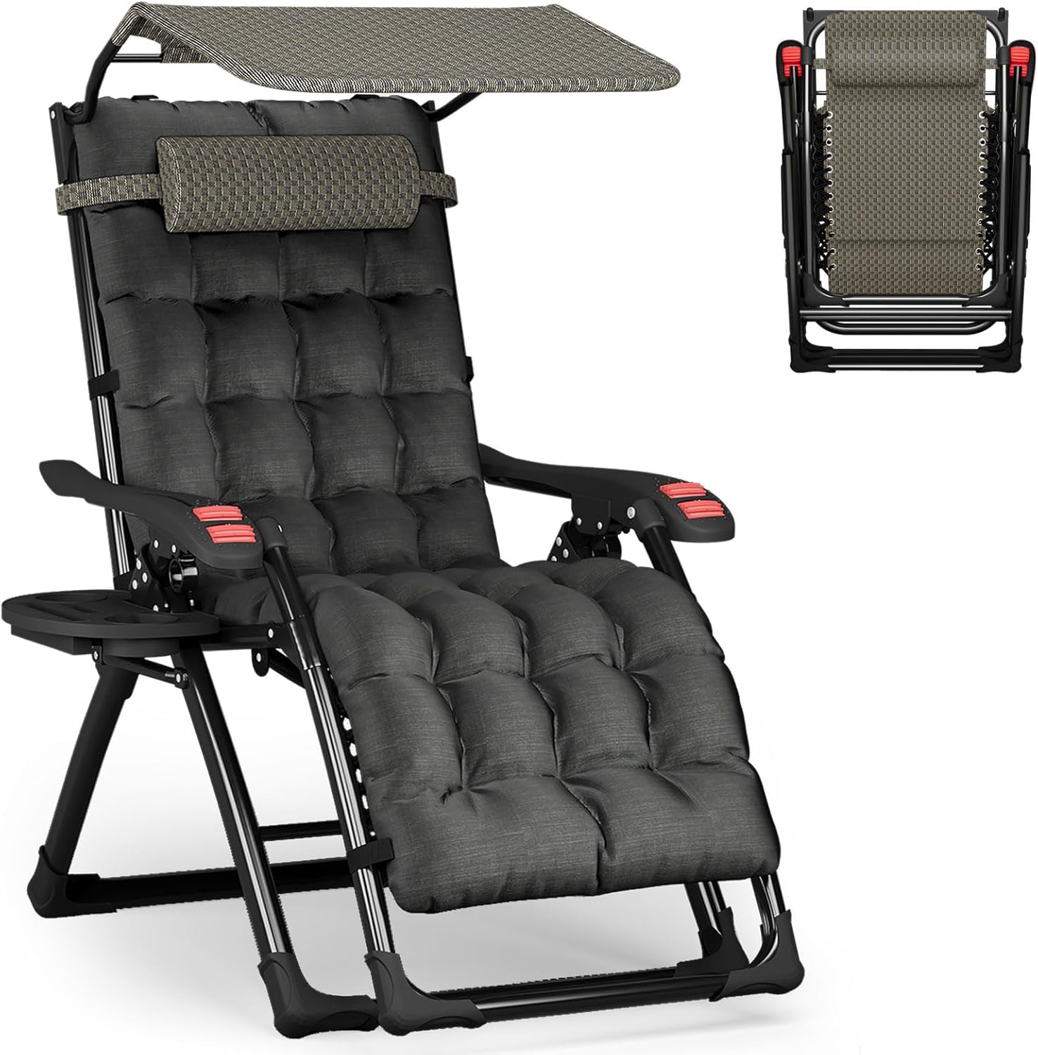 Lit De Camp Pliable 200kg - Lit Camping Extérieur Intérieur Jardin Avec Poche Latérale
