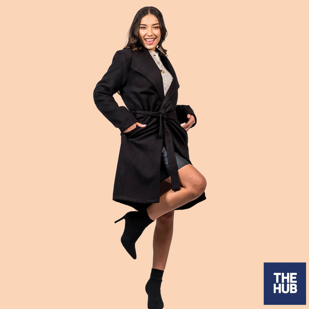 Elevate your winter essentials with this sophisticated melton