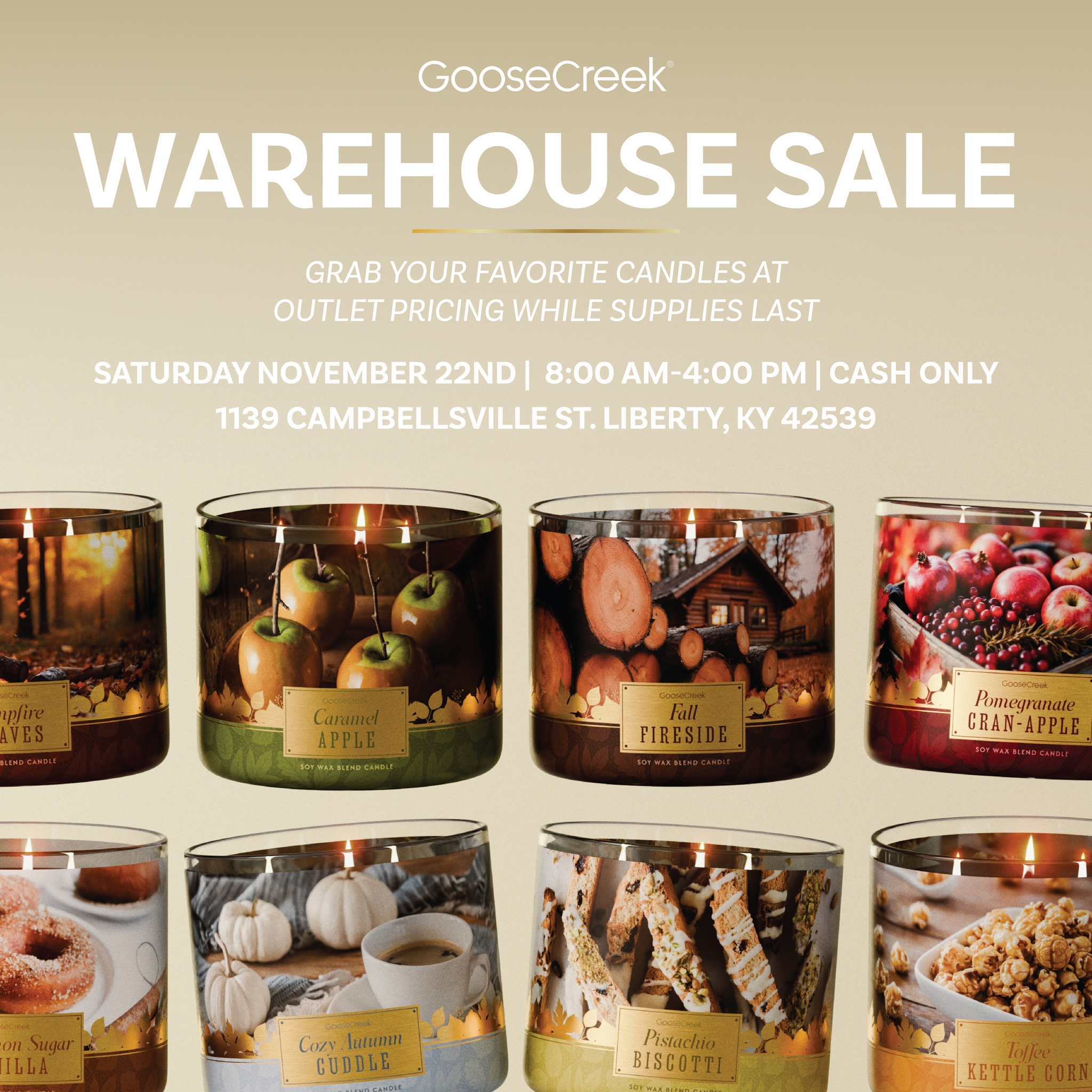 IT’S BACK – THE... - Warehouse Sales by Goose Creek Candle | Facebook