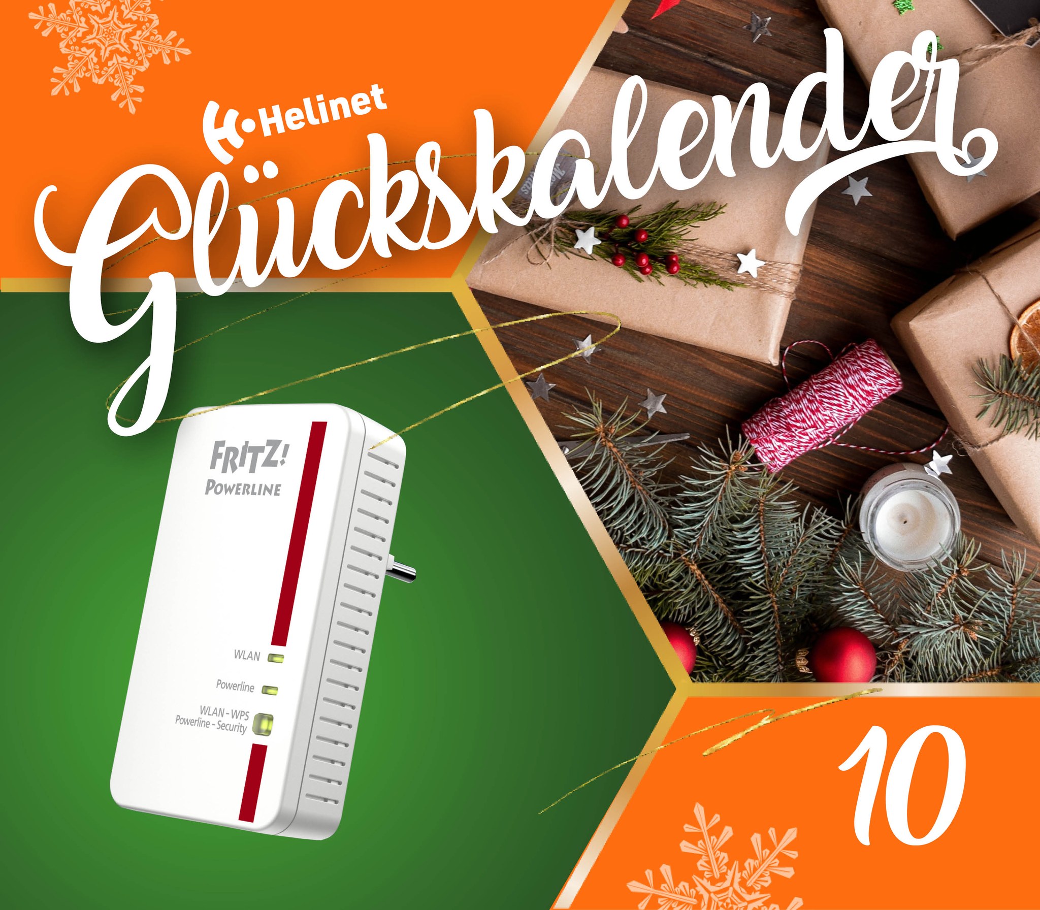 Helinet - Glückskalender Tag 10 🎅🎁 Heute gibt es ein AVM... | Facebook