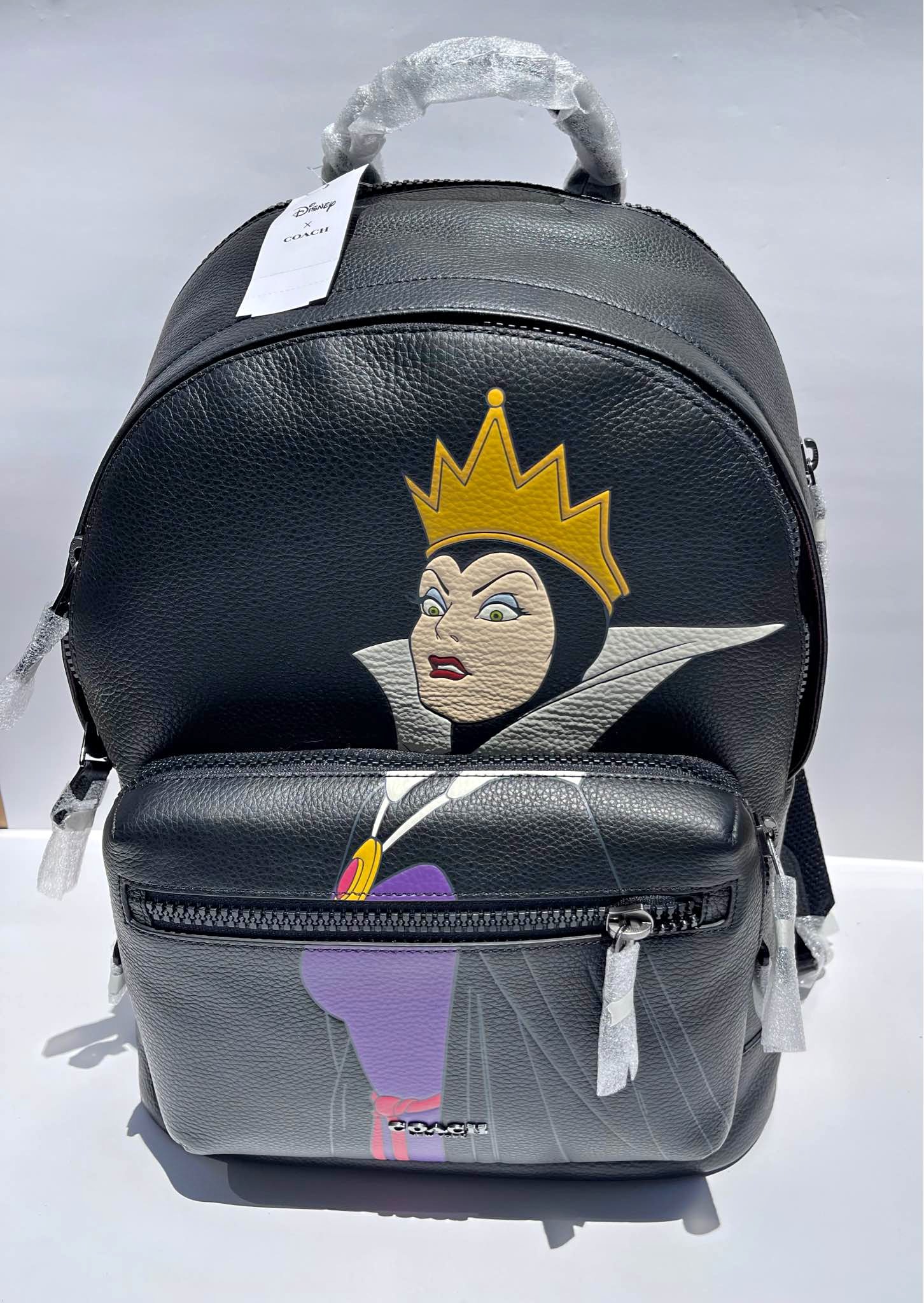 coach evil queen backpack Disney Villains backpack approximately measures 10 1/2 Coach Disney X Coach Eva