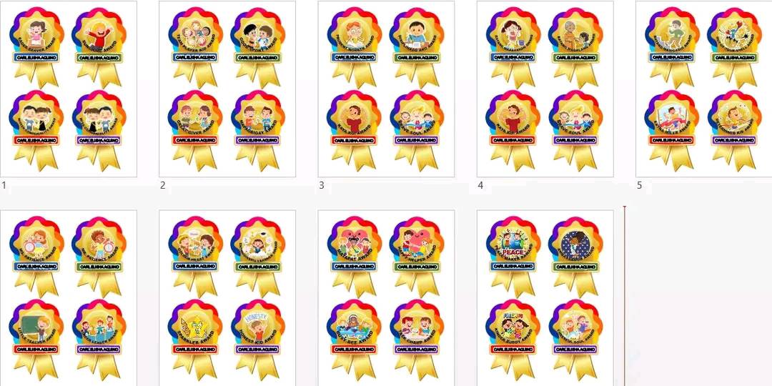Kindergarten Teacher Ako | New Designs of EDITABLE CHARACTER TRAITS ...