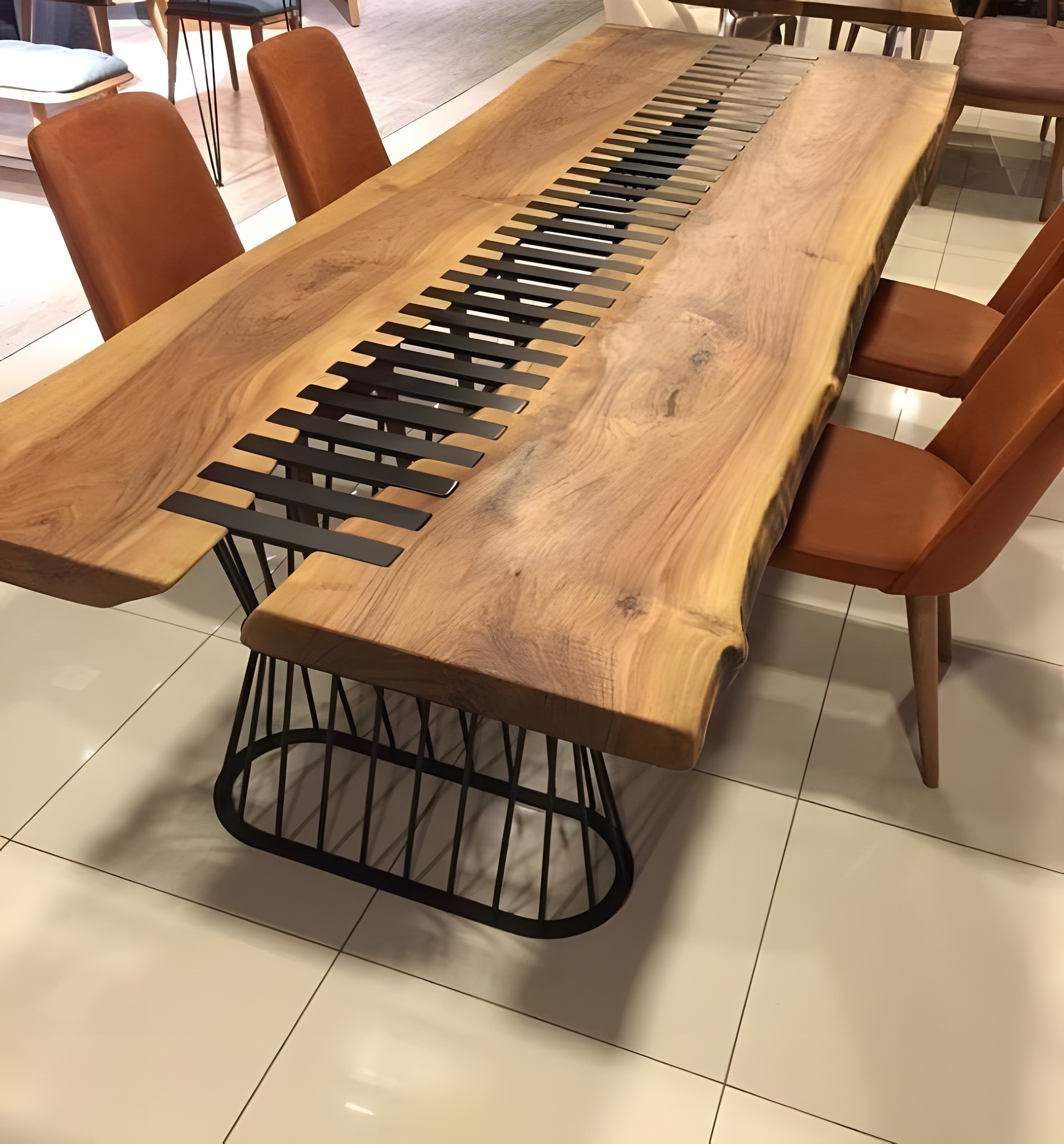 My - Elevate your dining experience with a stunning live edge slab ...