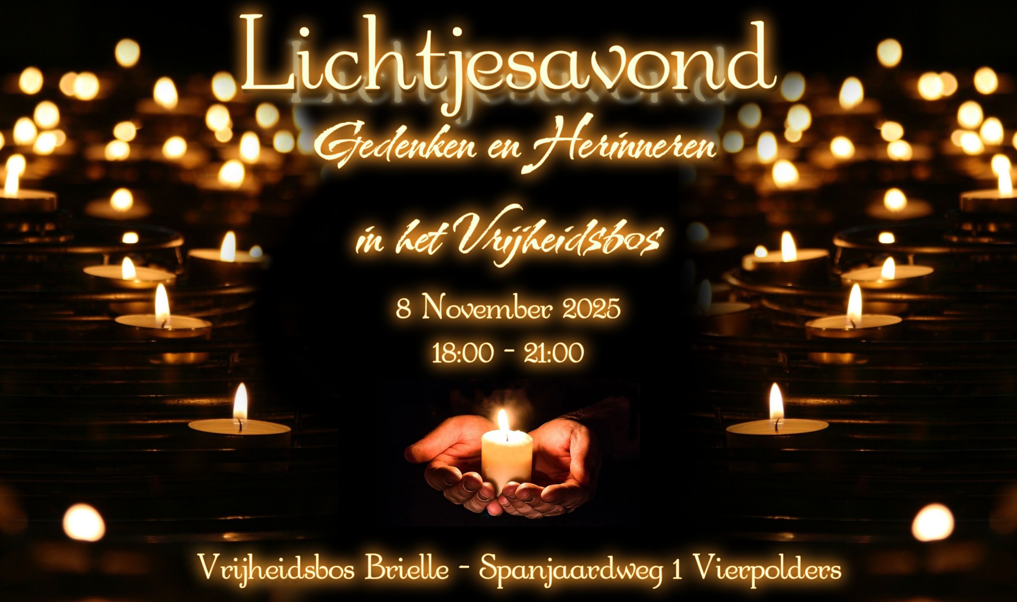 Lichtjesavond in het Vrijheidsbos
