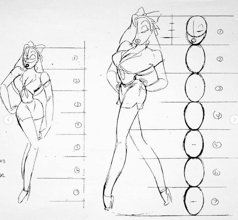Jessica Rabbit model sheet from... - Traditional Animation | Facebook