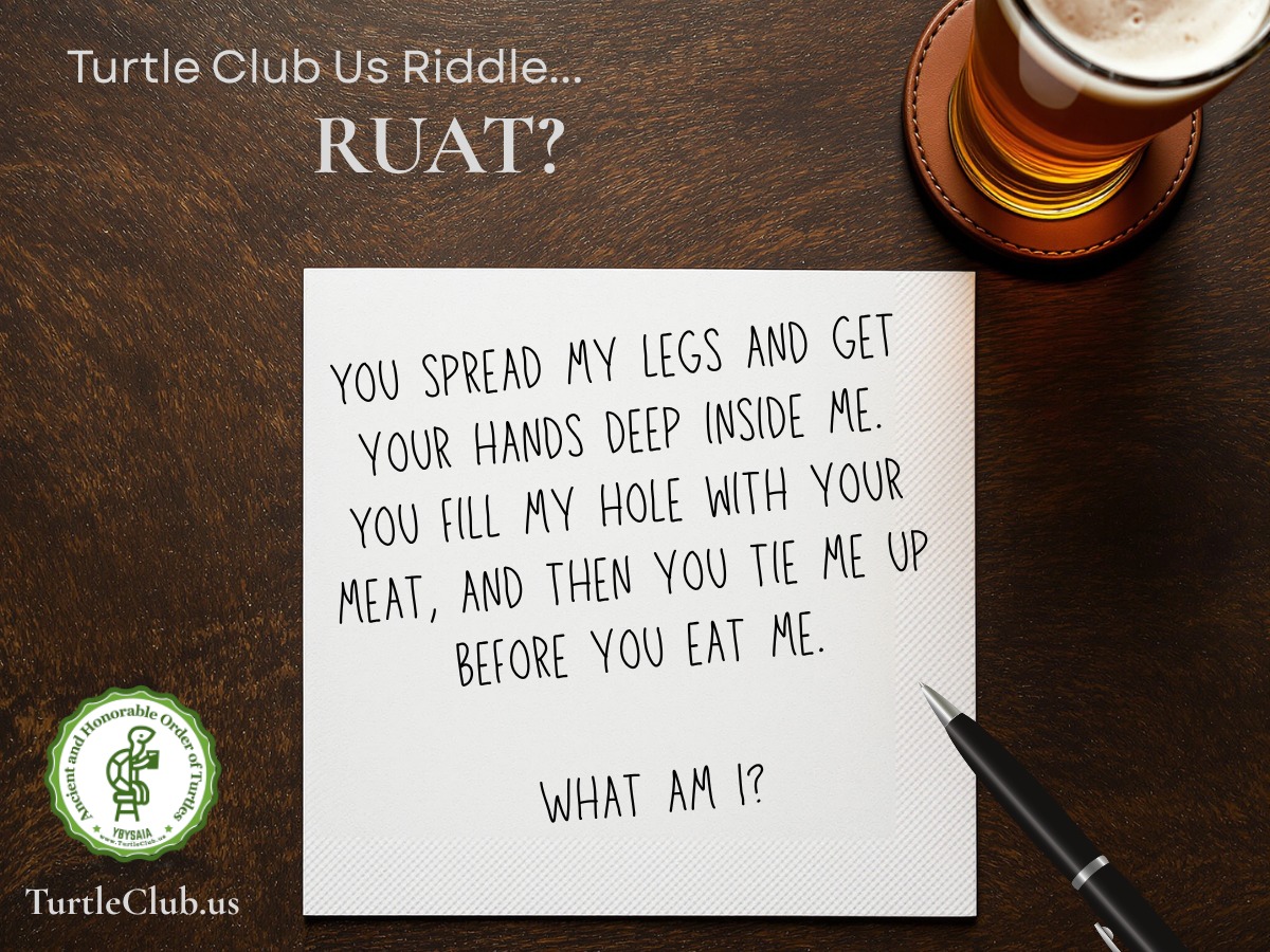 Turtle - 🧩🐢 Riddle of the Week! You spread my legs and get your hands ...
