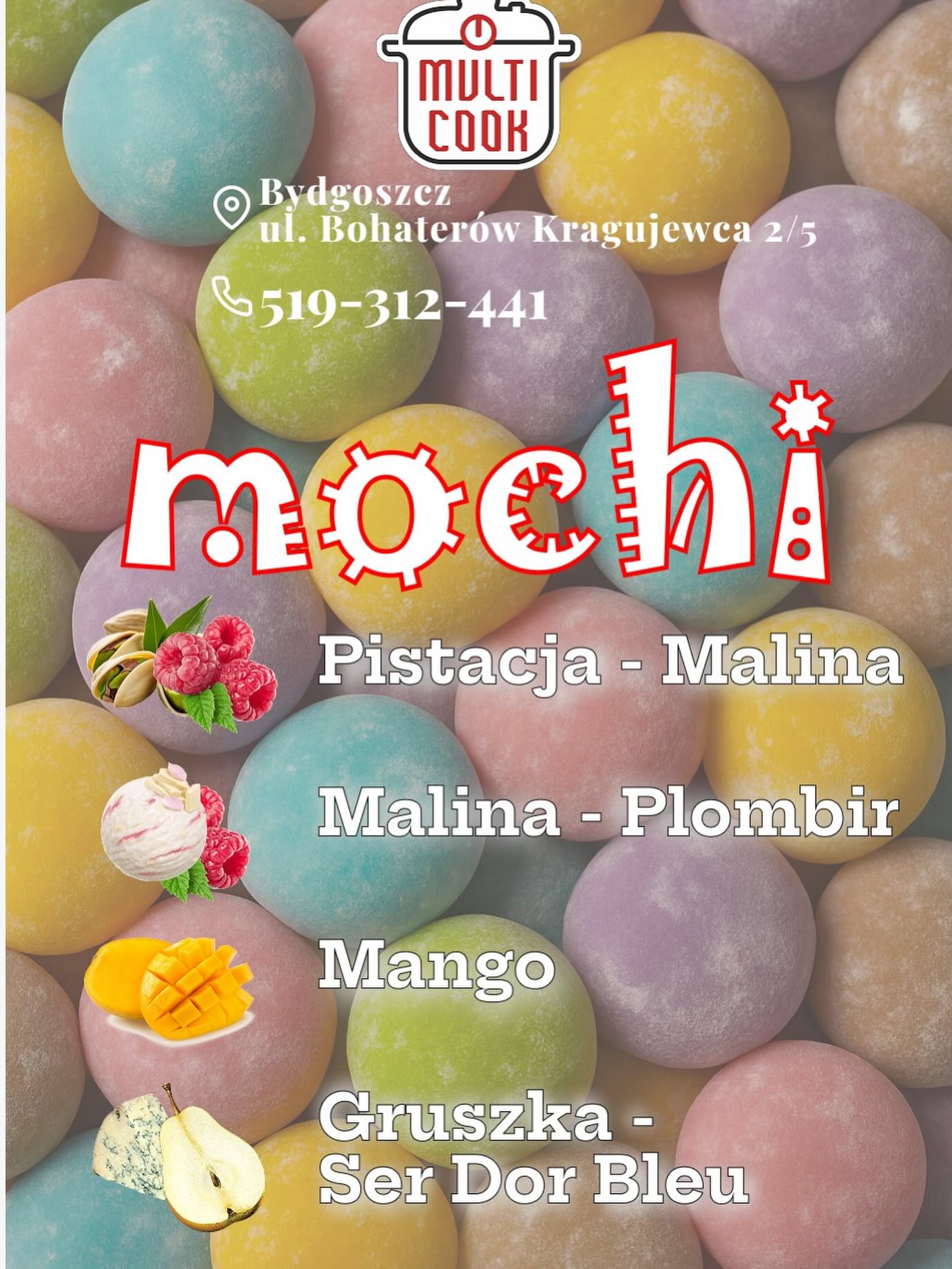 🍡 Mochi – japoński deser, który... - MULTI COOK Bydgoszcz | Facebook