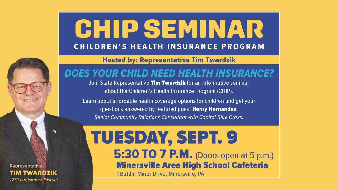 Coal - CHIP seminar with PA State Rep. Tim Twardzik scheduled for ...
