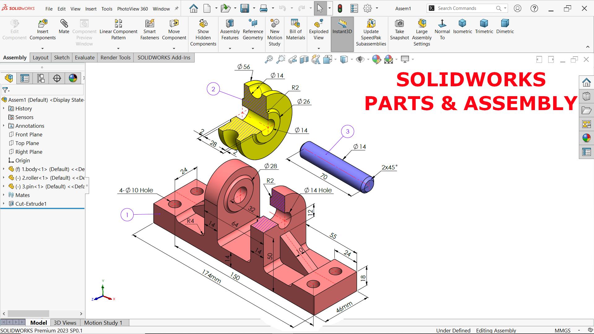 SolidWorks Parts And... - CAD CAM Tutorial By Mahtabalam | Facebook