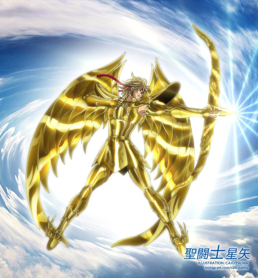 Saint Seiya Soul Of Gold France Fan Art De Sisyphe Du Sagittaire Dans Saint Seiya The Lost Canvas D Apres Caio Fernando Palma Bresil Source Illustration Facebook