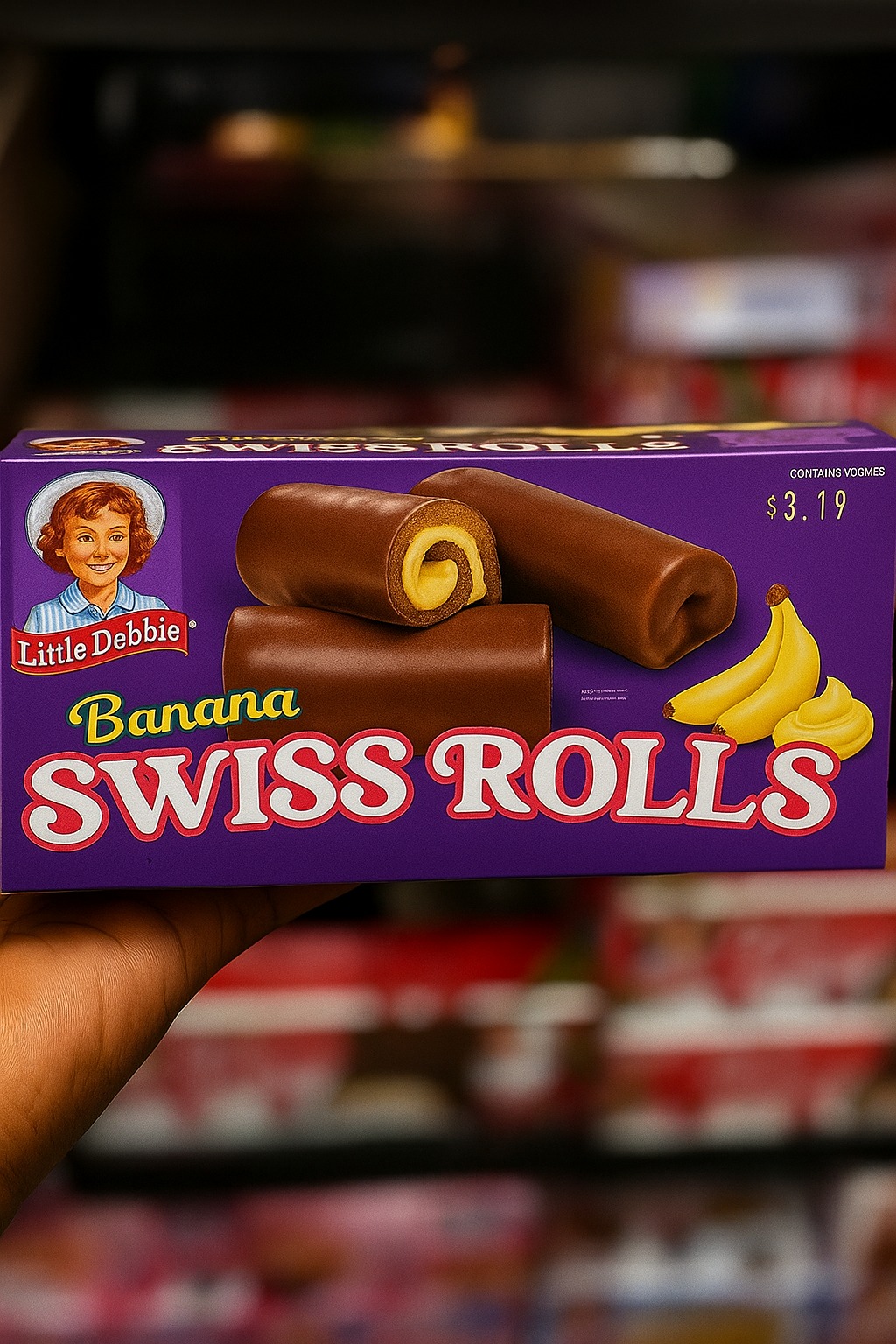 Viral - 🍌🍫 LITTLE DEBBIE: BANANA SWISS ROLLS — MIDNIGHT DELIGHT EDITION ...