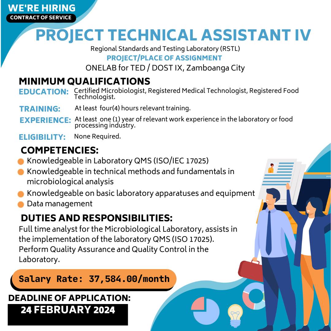 𝐉𝐎𝐈𝐍 𝐔𝐒 𝐈𝐍 𝐎𝐔𝐑 𝐐𝐔𝐄𝐒𝐓 𝐅𝐎𝐑... - DOST Regional Office No. IX | Facebook